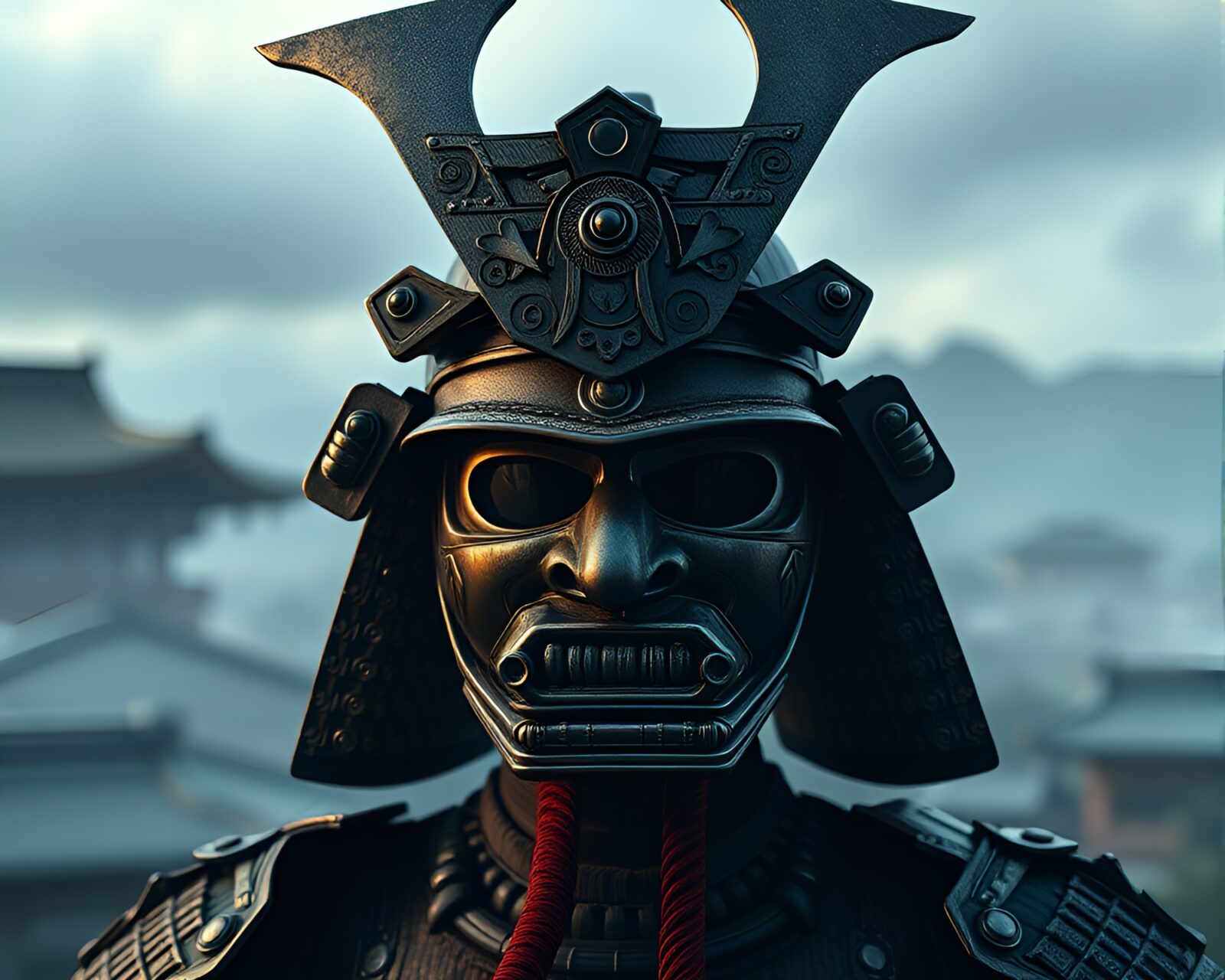 Data-driven visualization of a Samurai helmet under ambient occlusion