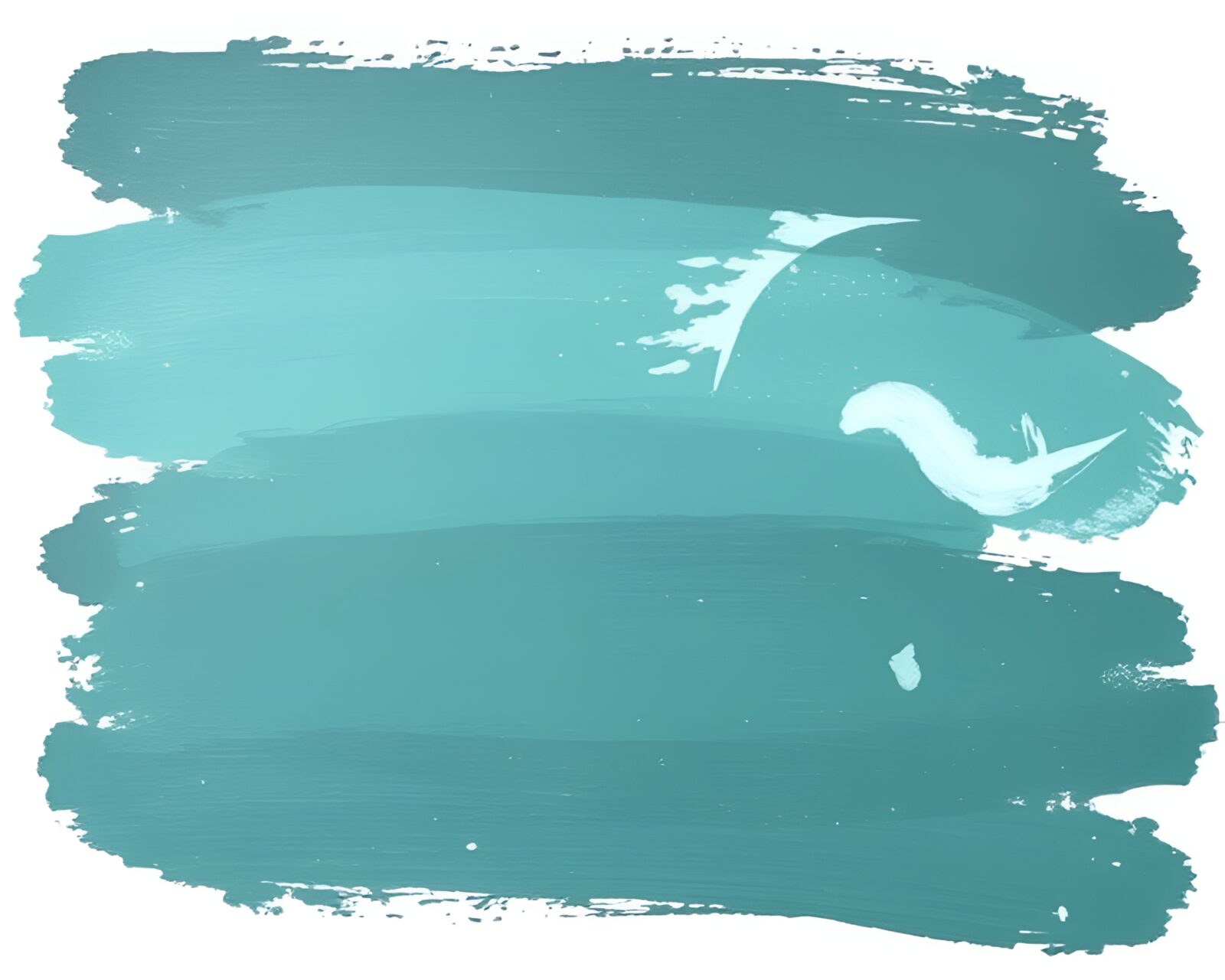 Grisaille painting of wild stallion in teal hues