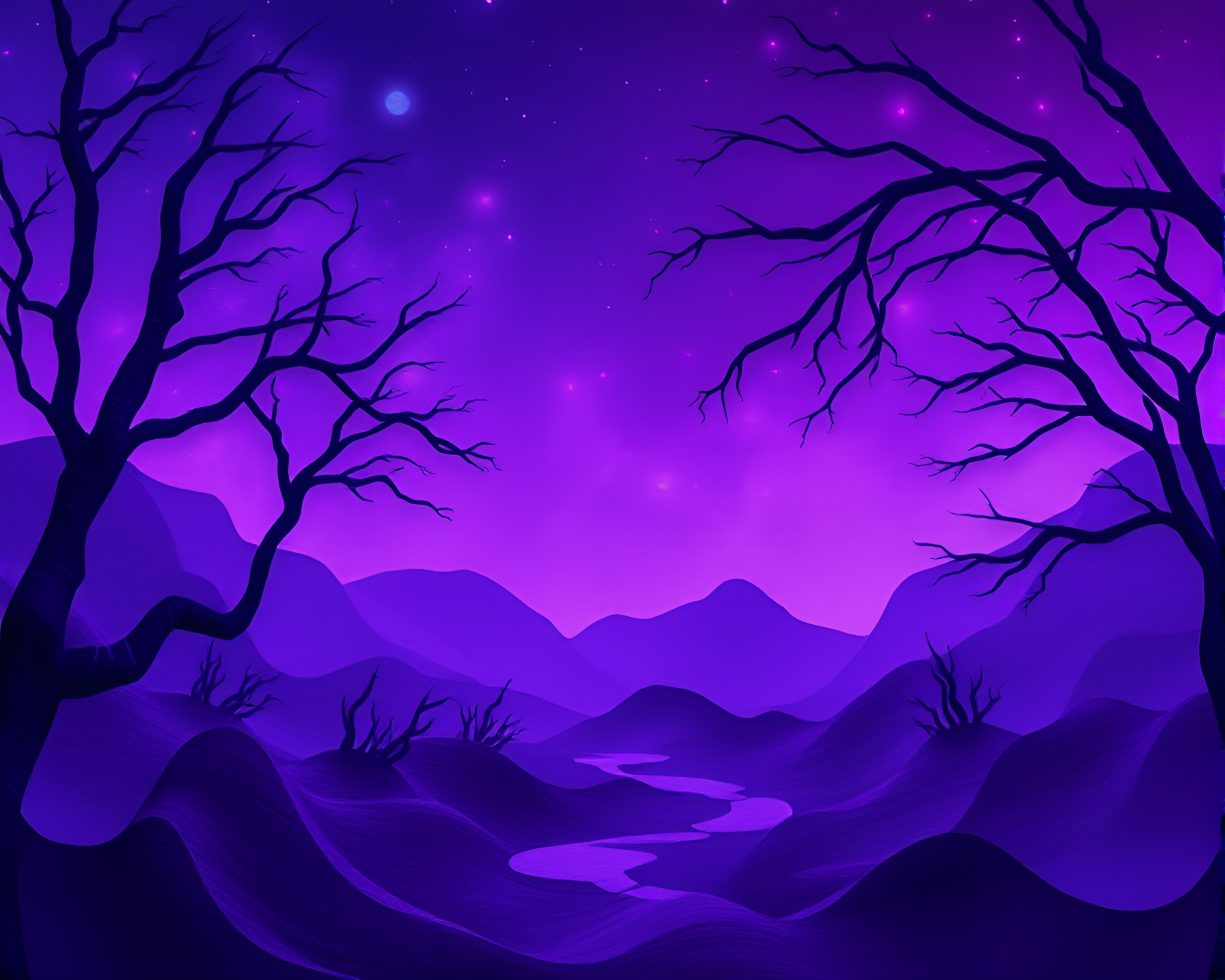 Twilight Nymph Paper Textures Stereoscopic 3D Art – free AI stock image