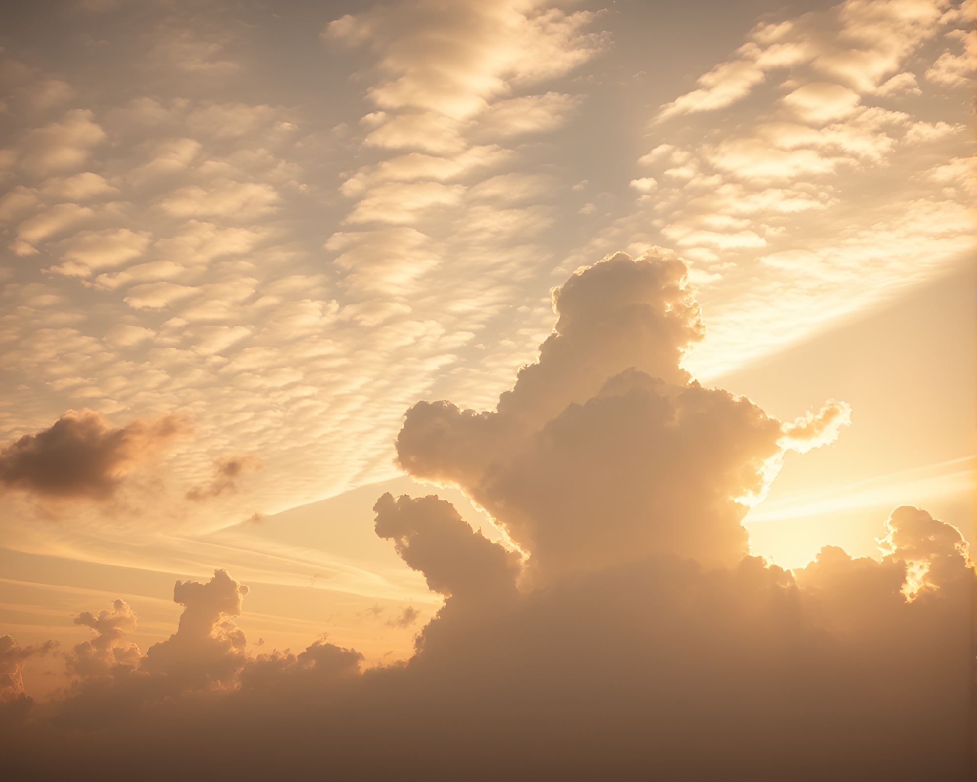Enchanting Cloud Formations: Augmented Reality Tranquility – free AI stock image