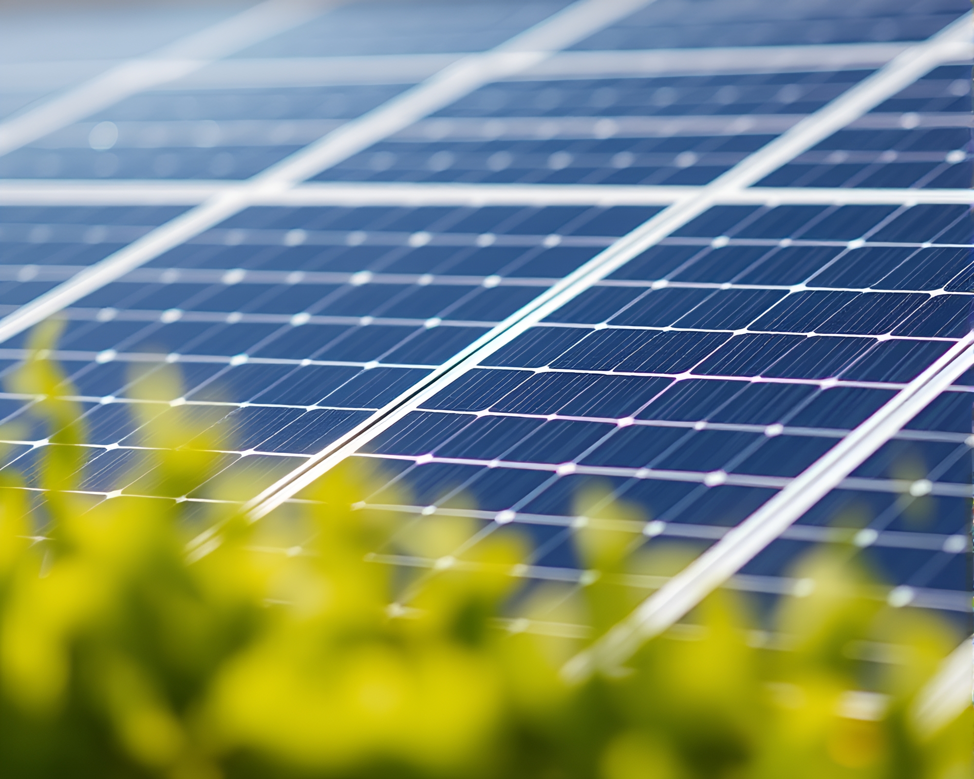 Solar Panel Array in Tilt-Shift Miniature Perspective – free AI stock image