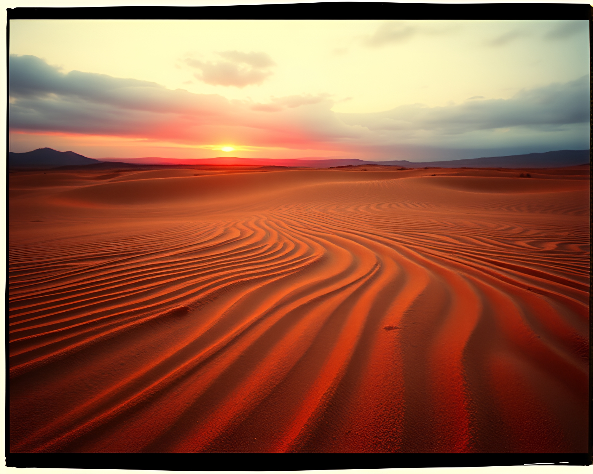 Phoenix Rising from Volcanic Sand Swirls – free AI stock image