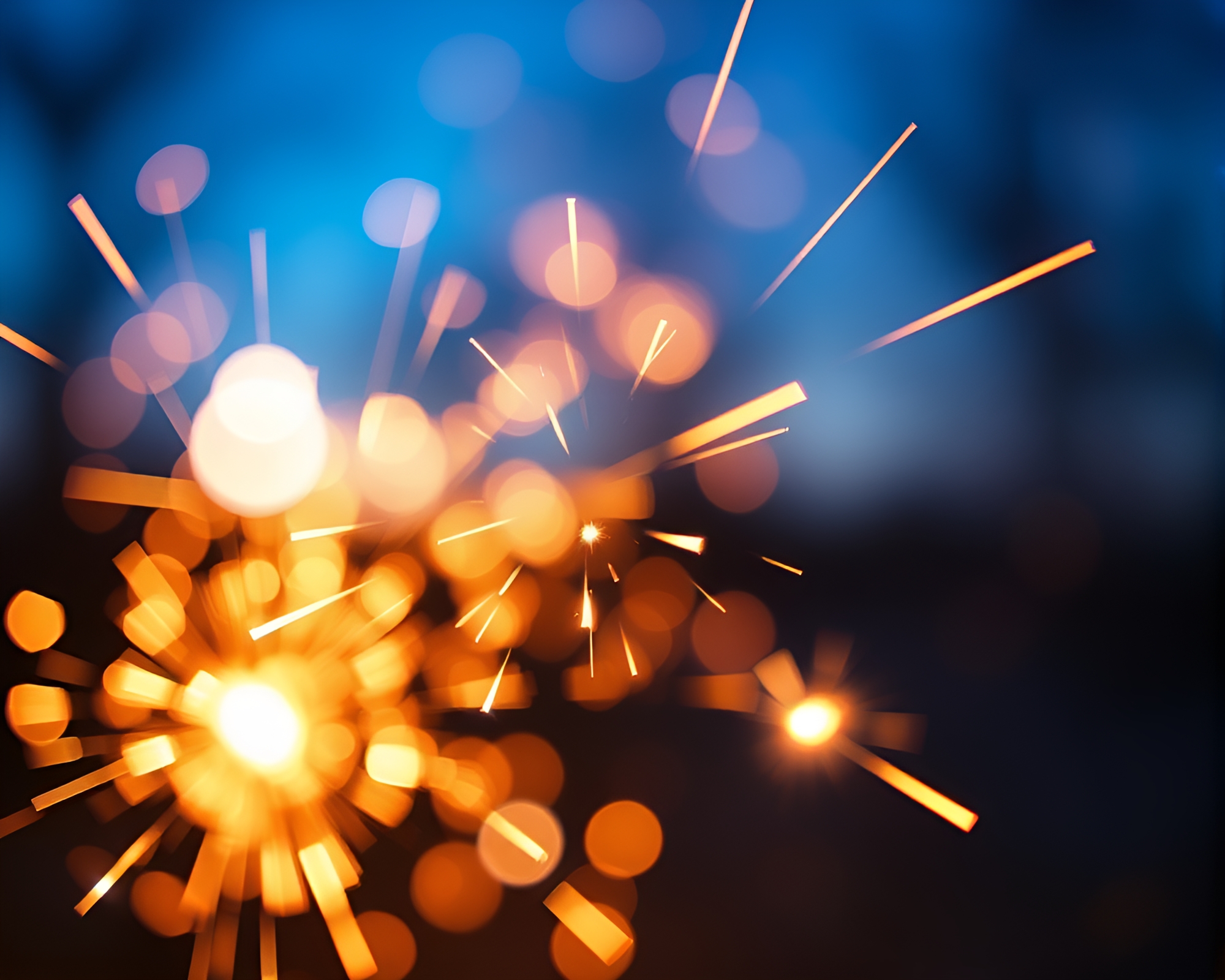 Futuristic Smart Contact Lens Sparkler Trails Bokeh Lights – free AI stock image