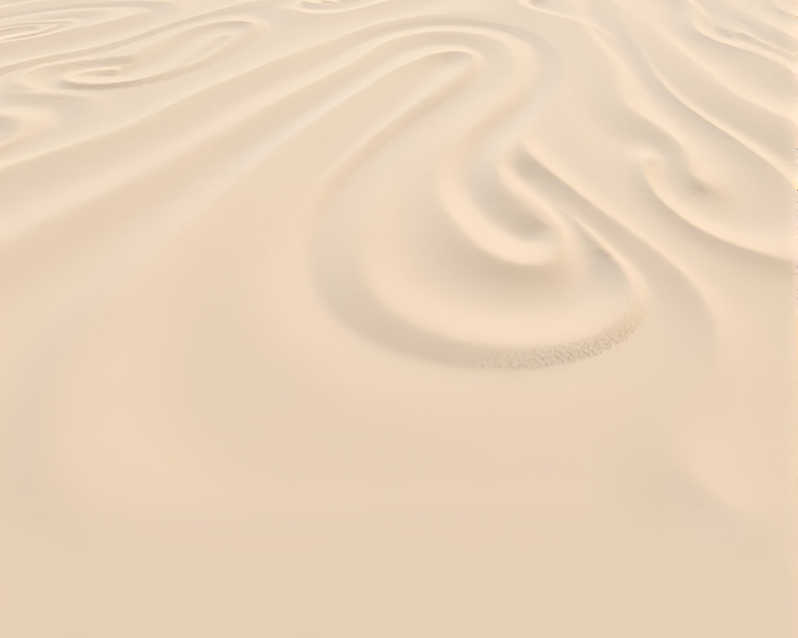 Soft focus image of a tranquil sandy swirl pattern in turquoise hues