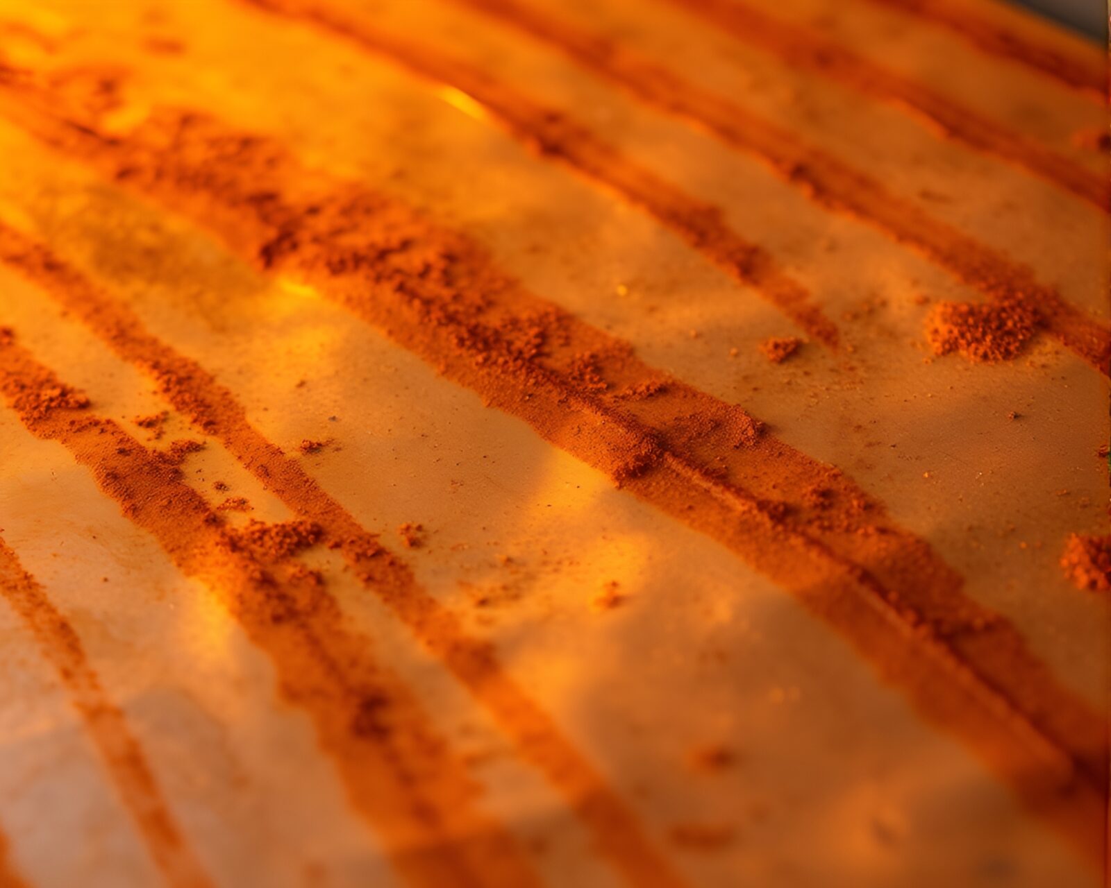 Phosphorescent shine in rust stained hot spring with cel shading