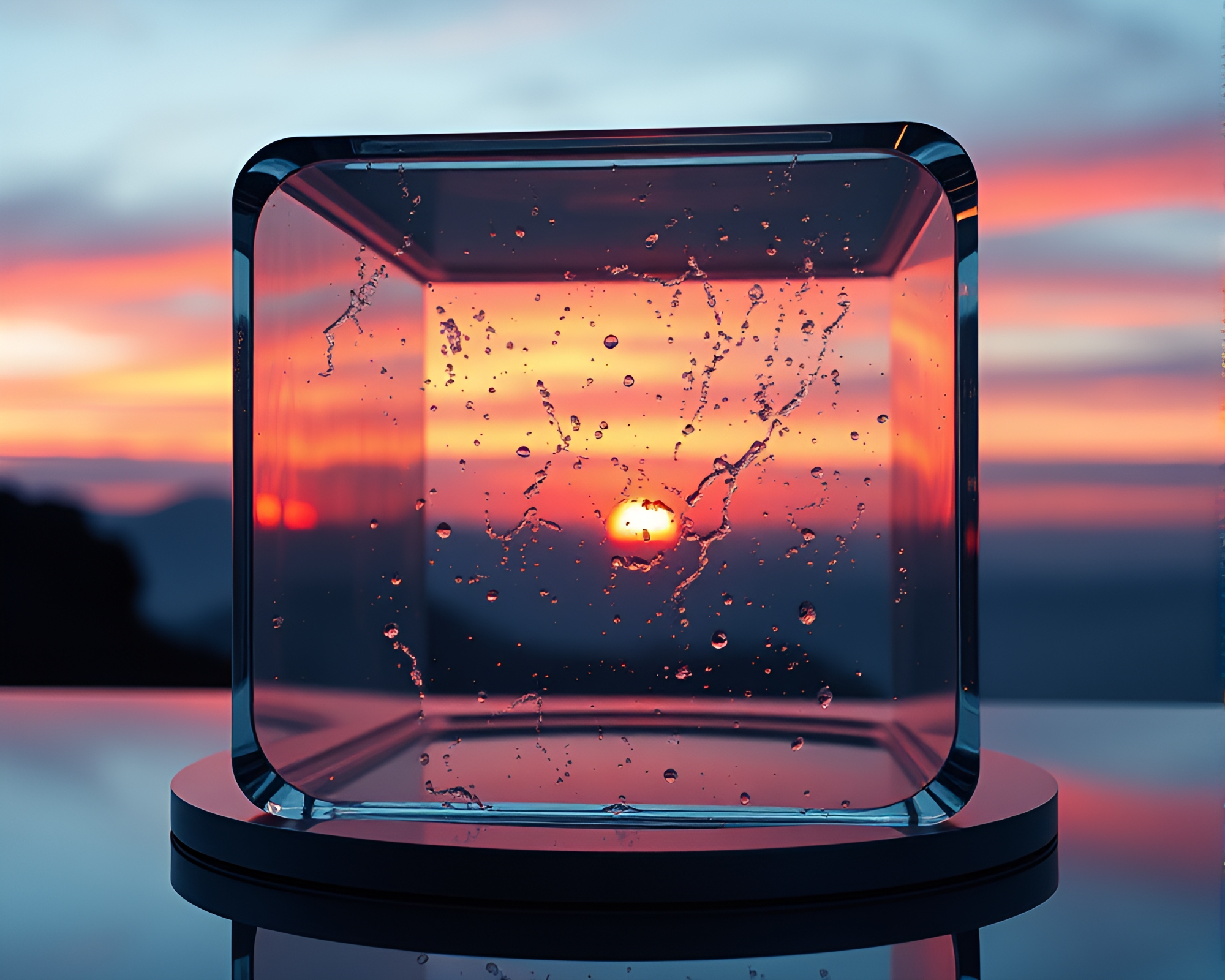 Virtual Reality Hub at Cool Dawn Light – free AI stock image