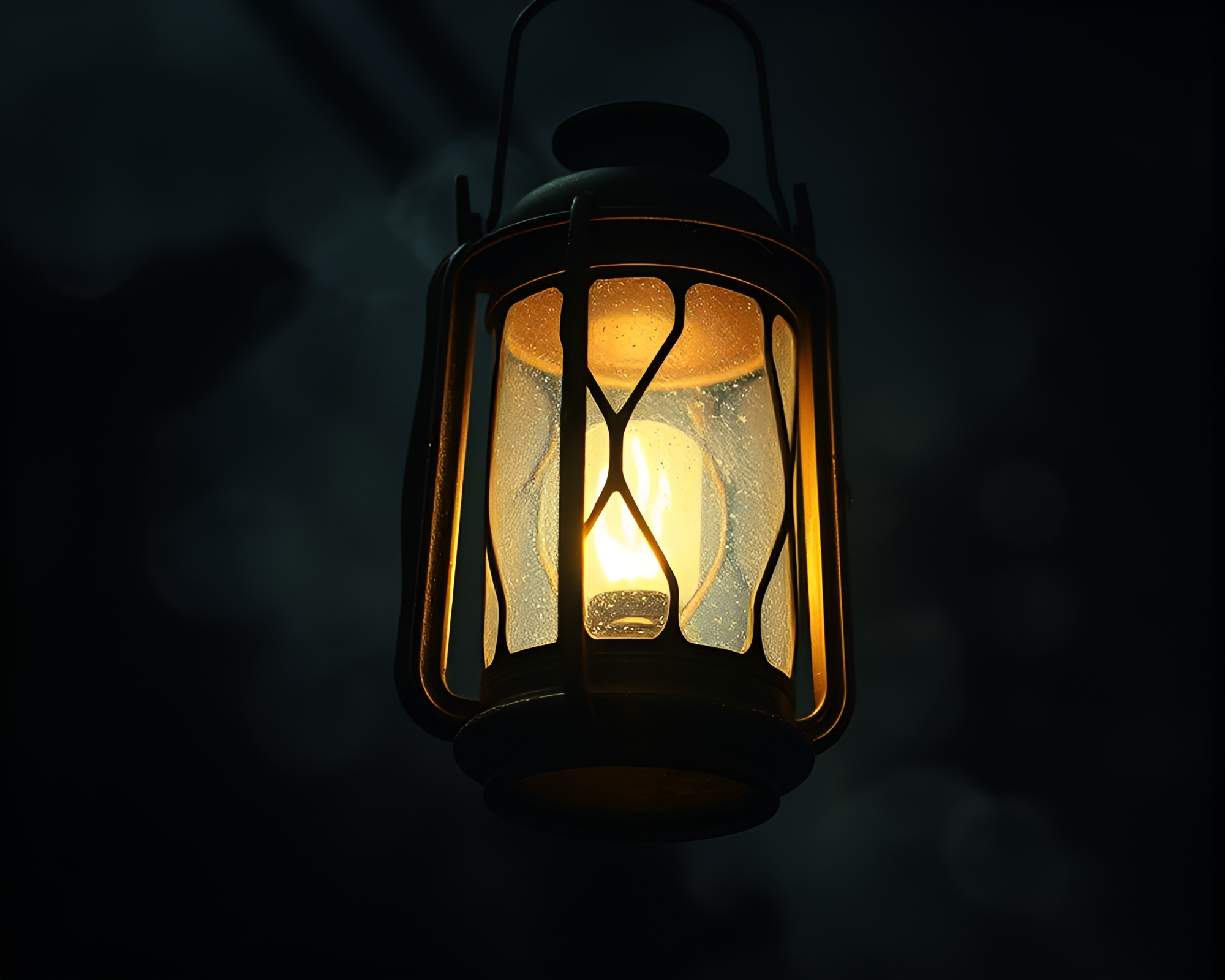 Lovecraftian Horror in Lantern Light – free AI stock image