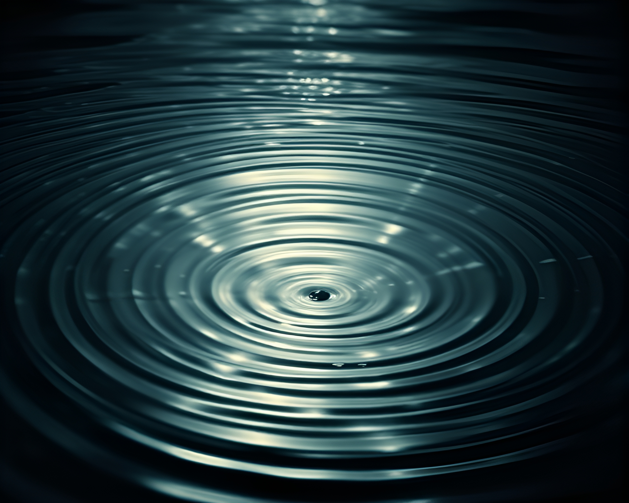 Time Vortex Water Reflection Chiaroscuro Drama – free AI stock image