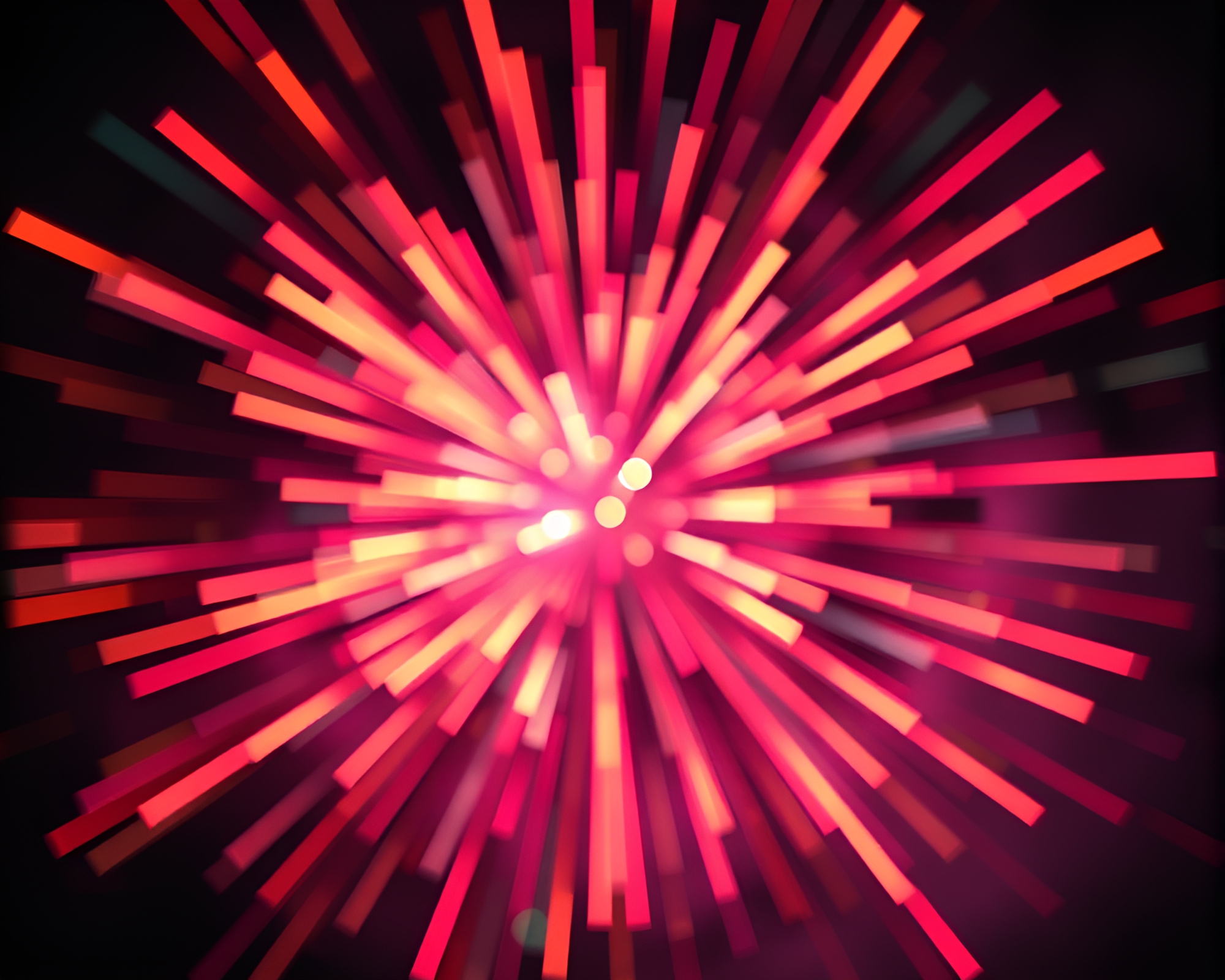 Vibrant Flamingo Fireworks Show – free AI stock image