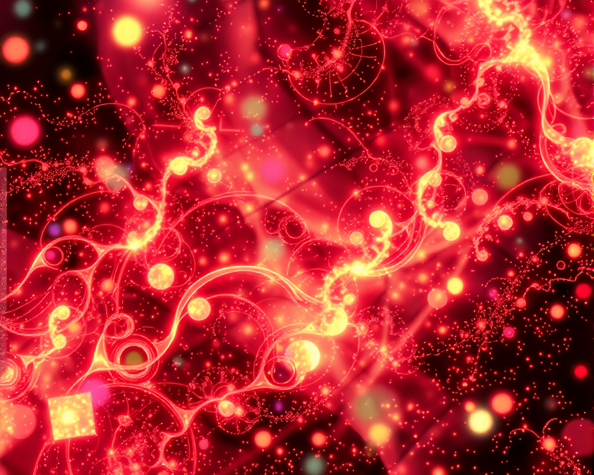 Fractal Glow: Silk Kimono in Comic Book Style – free AI stock image