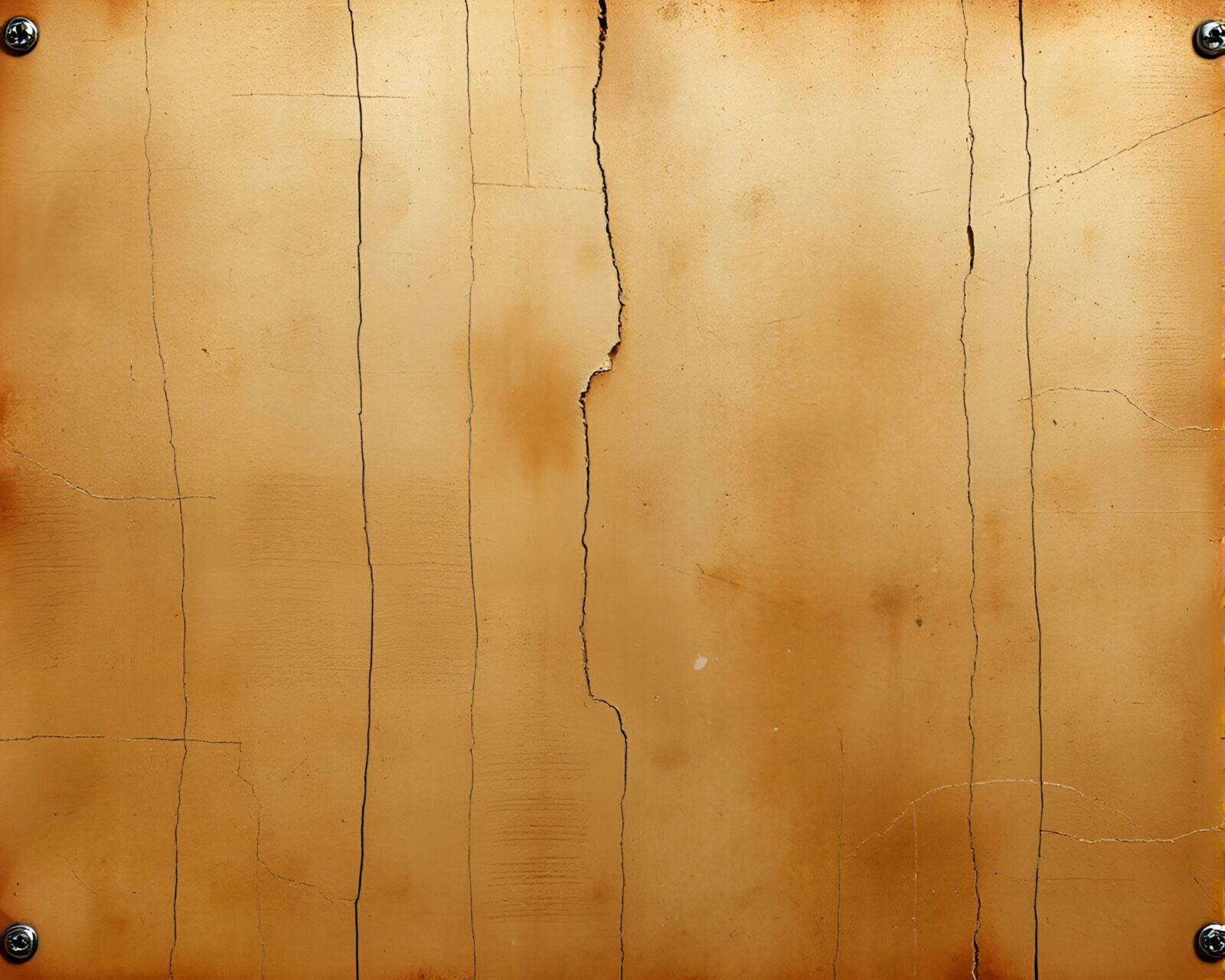 Retro color faded collage of metallic scratches on ancient scroll