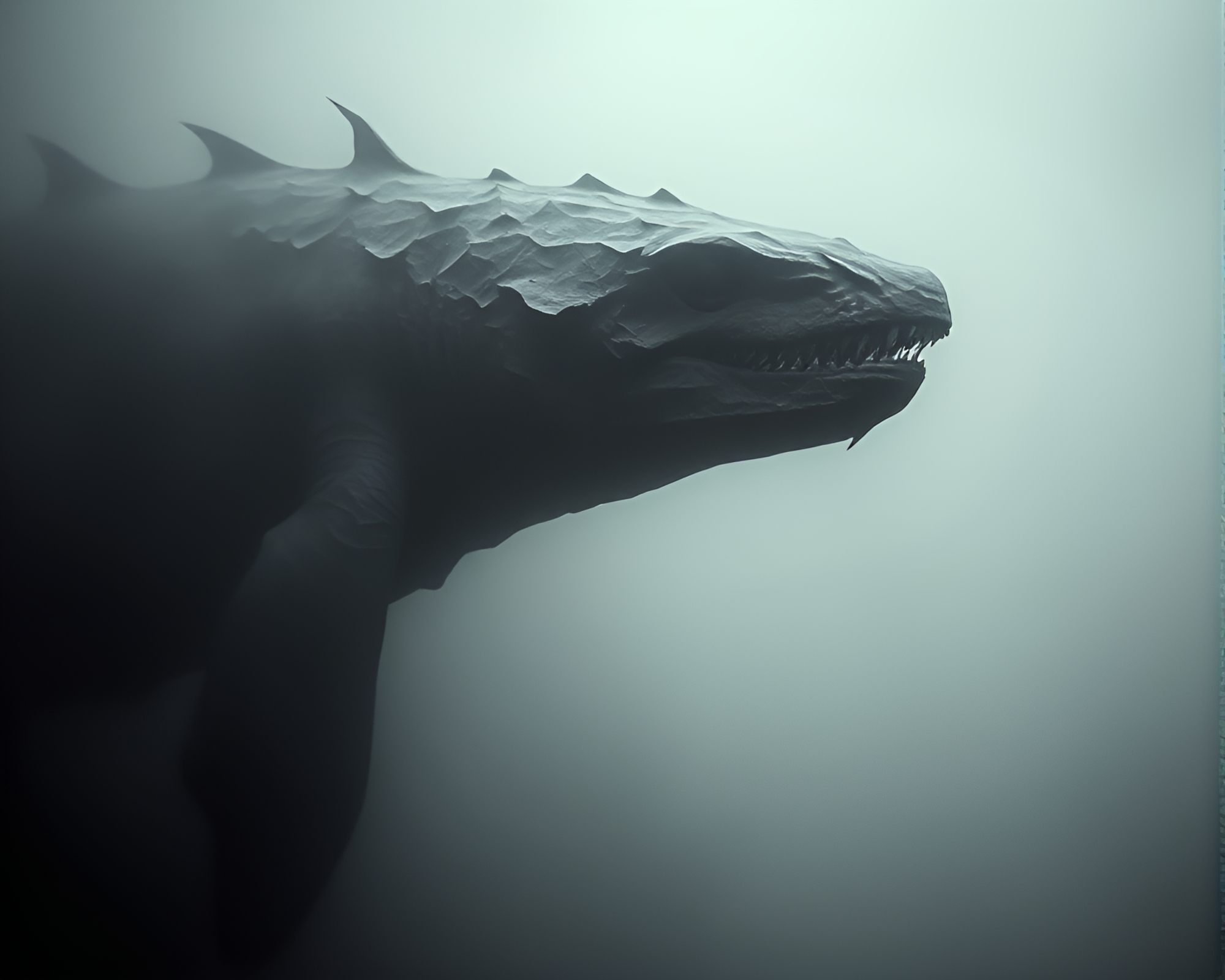 Leviathan in Infrared: Paper Textures Composition – free AI stock image