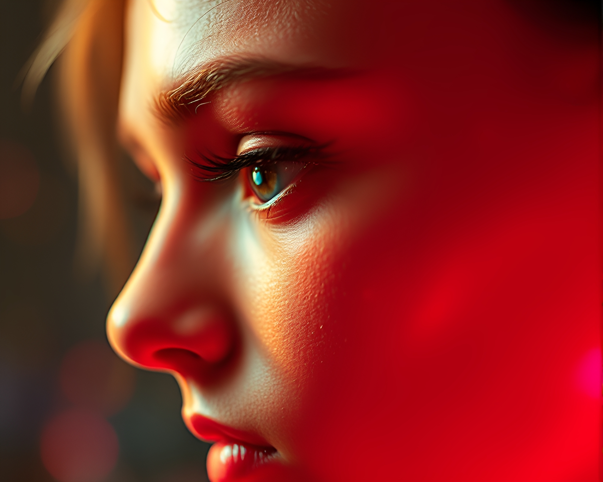 Surreal Cello Concerto in Hatched Chromatic Aberration – free AI stock image