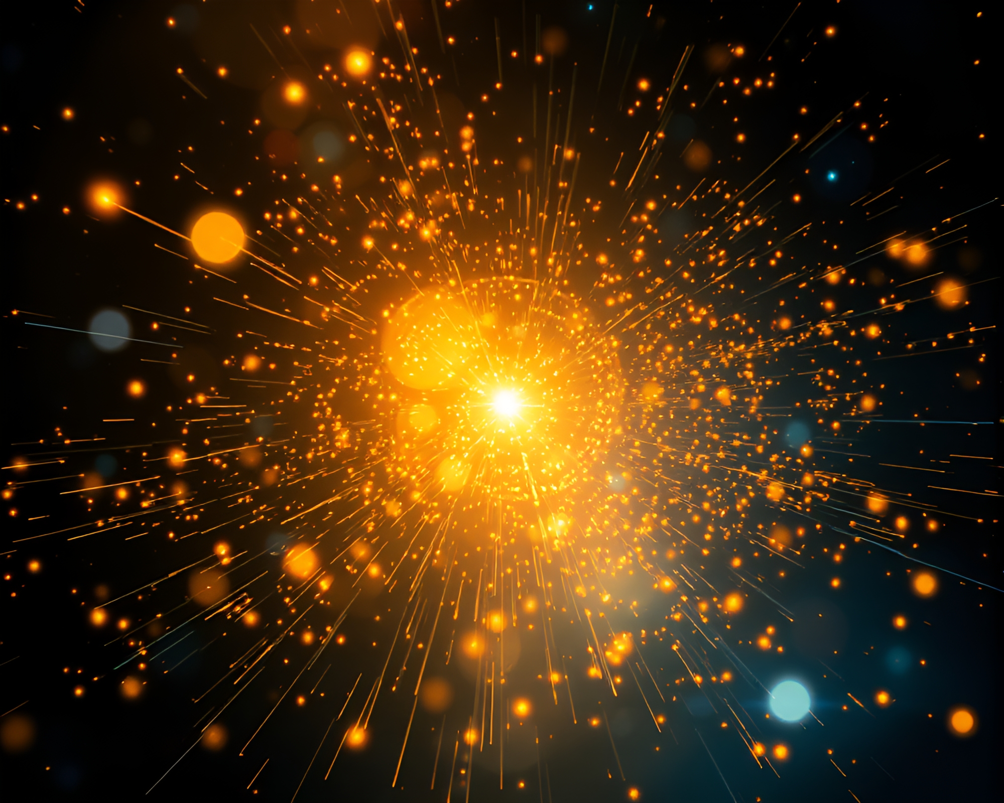 Multiverse Portal: Glowing Firefly Lights Vector Art – free AI stock image