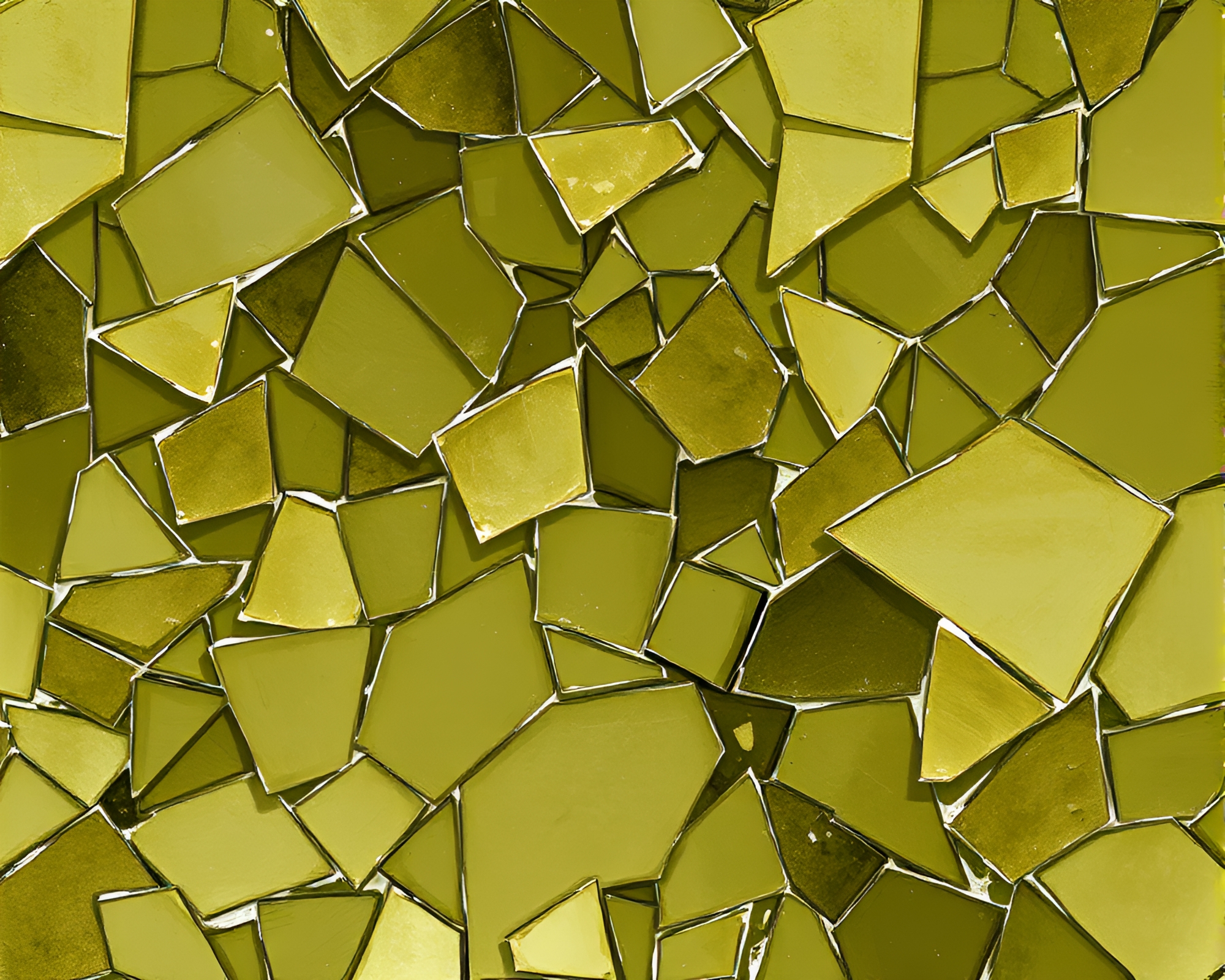 Shattered Glass in Savannah: Olive Drab Underpainting – free AI stock image