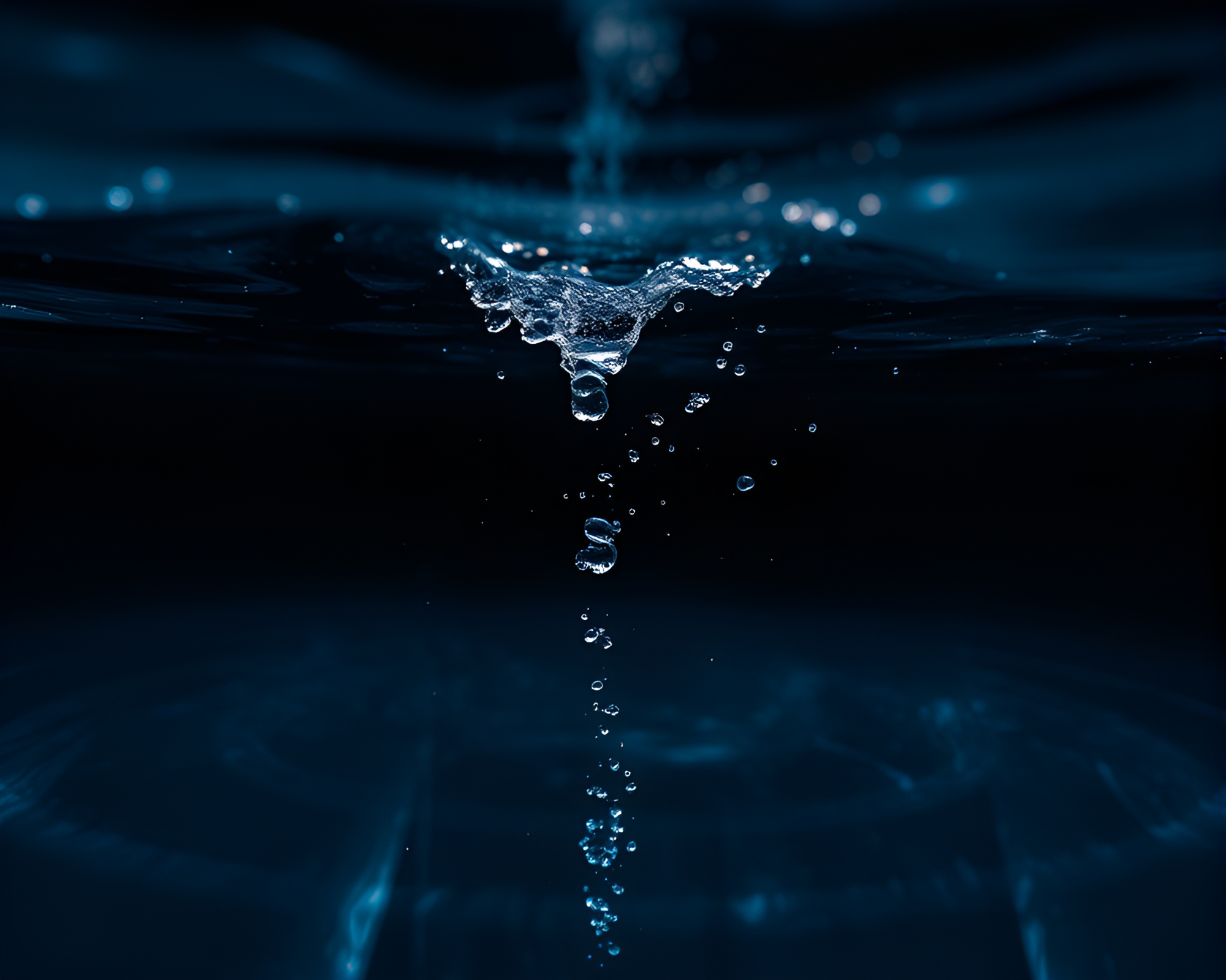 Distorted Reflections in Parallel Universe with Softbox Lighting – free AI stock image