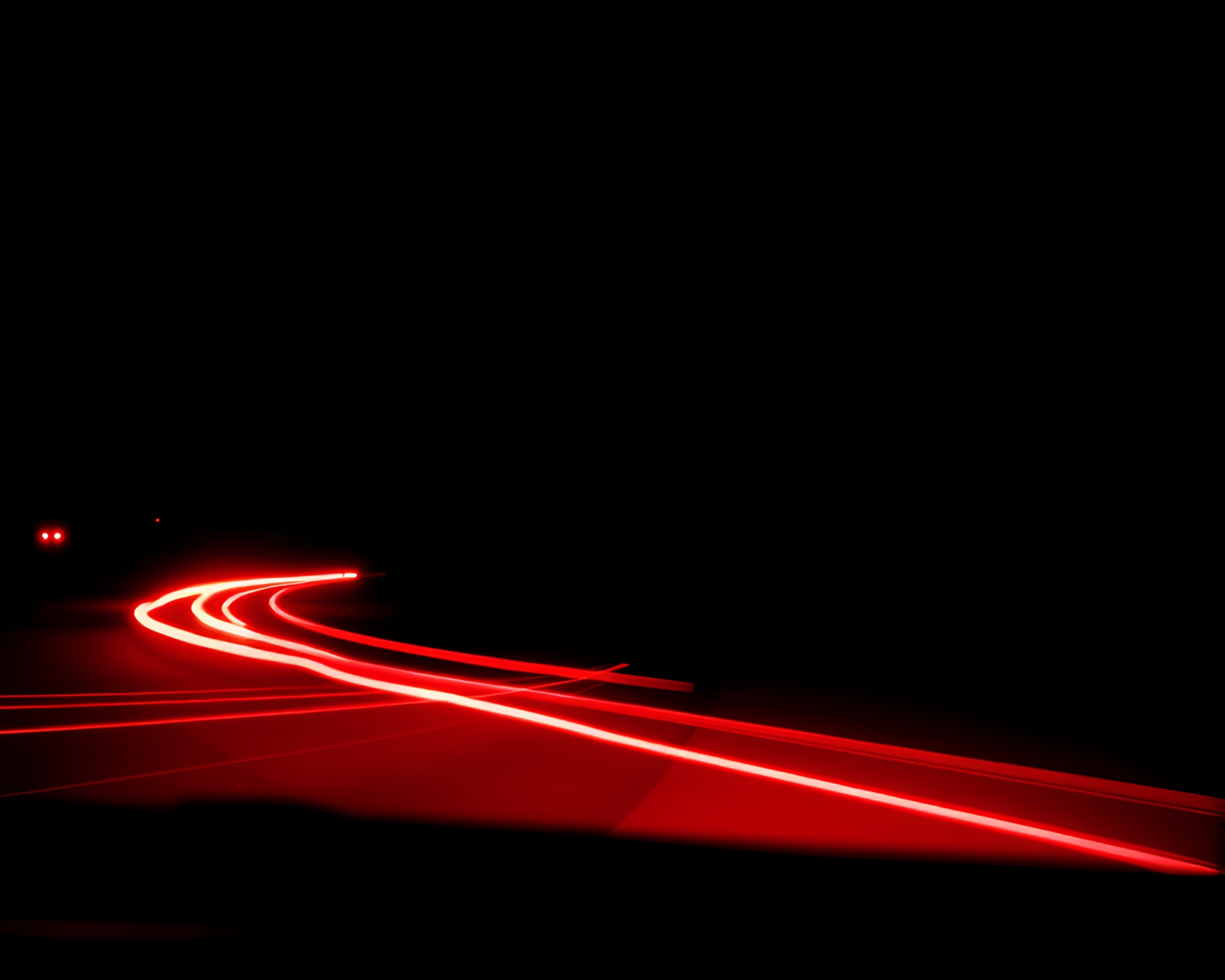 Kangaroo in Procedural Red Light Trail Night – free AI stock image
