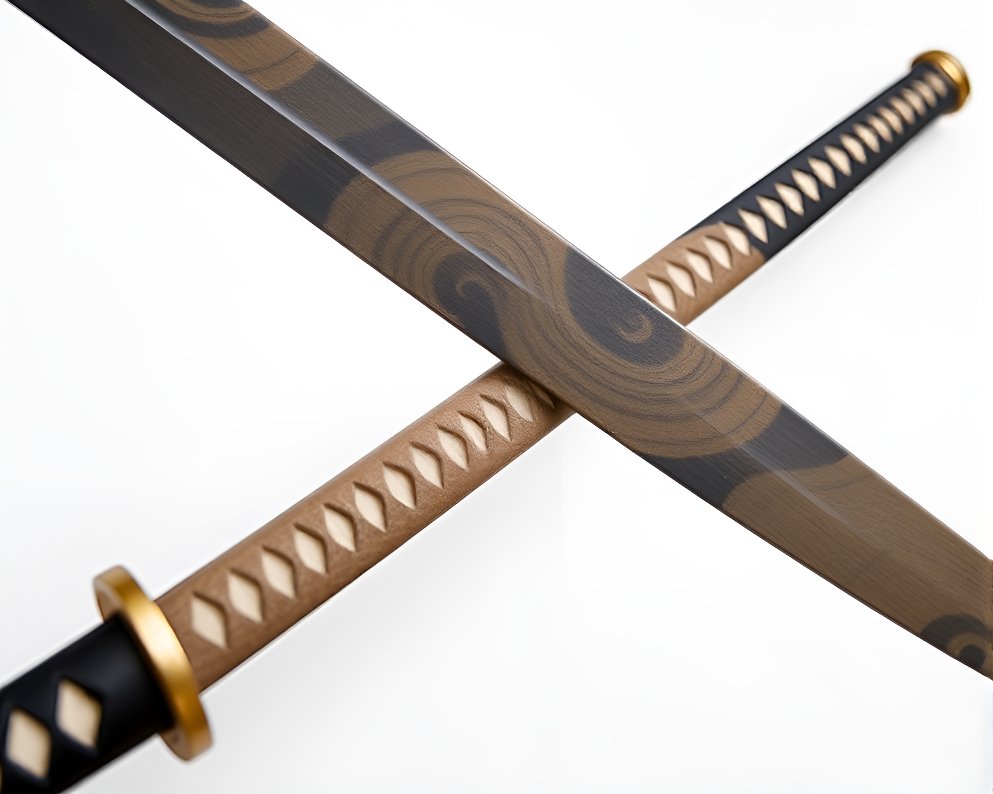 Sandswept Samurai: Matte Finish Sword Study – free AI stock image