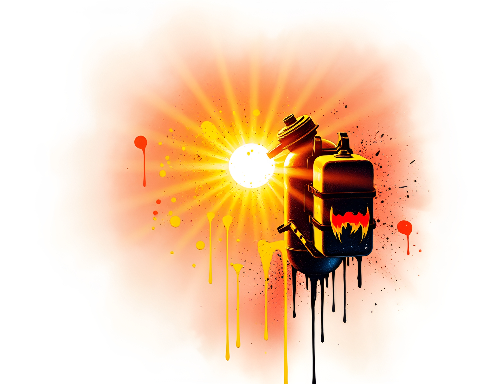 Fantastical Jetpack Adventure in Golden Morning Light – free AI stock image