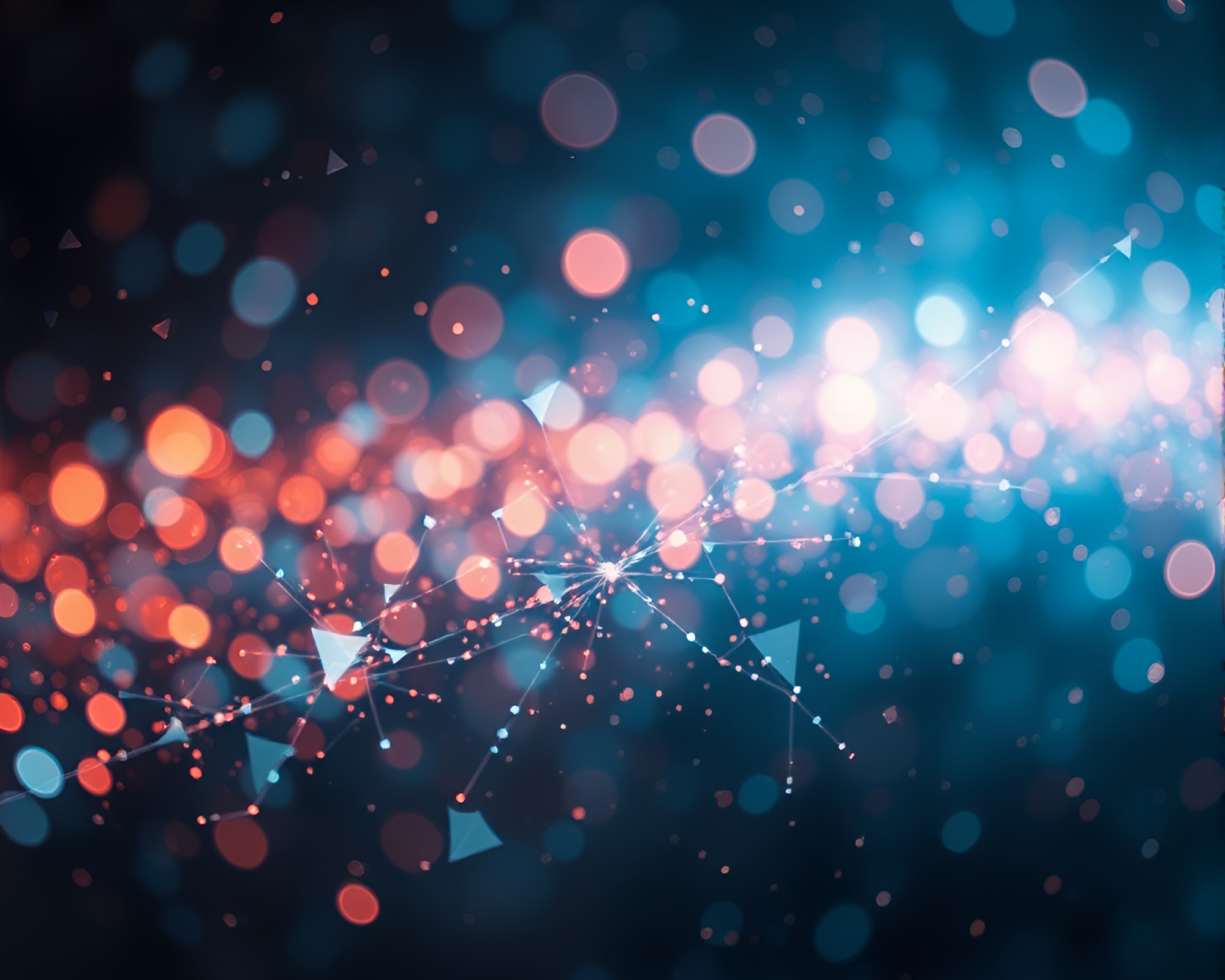 Ethereal Ley Lines Revealed Through Digital Mosaic – free AI stock image