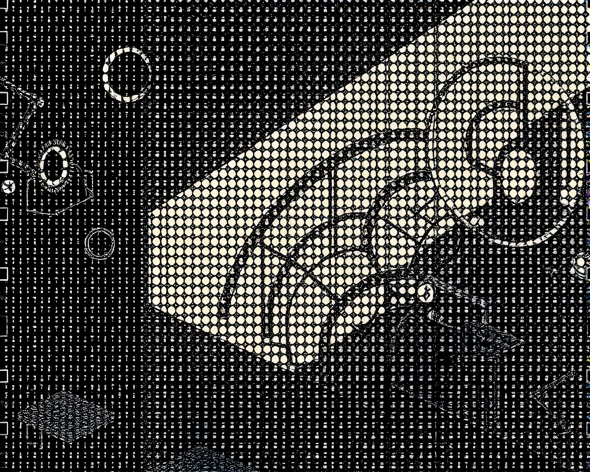 Steampunk Holographic Display in Shadowy Attic – free AI stock image