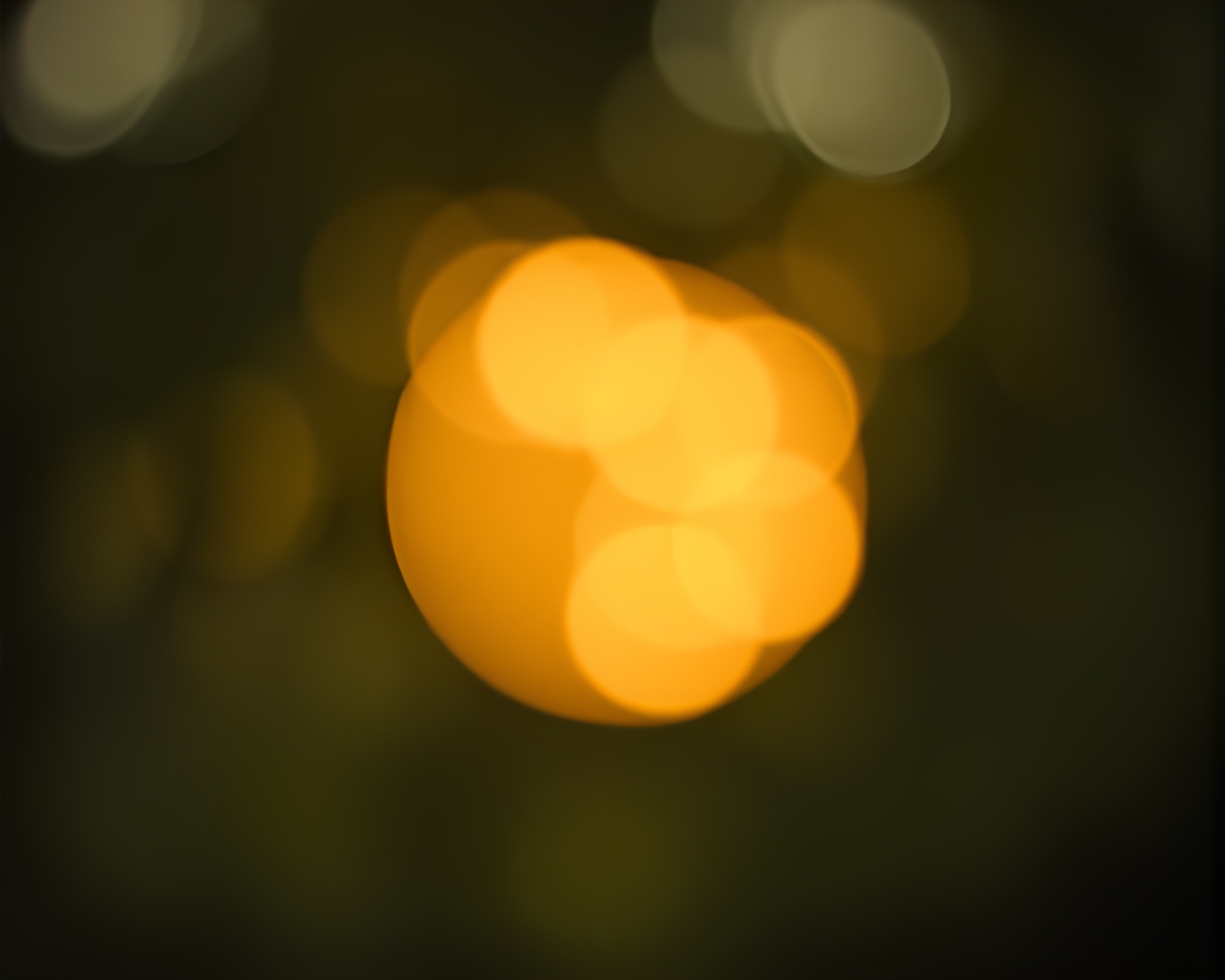 Enchanted Magic Circle in Olive Drab Bokeh Forest – free AI stock image