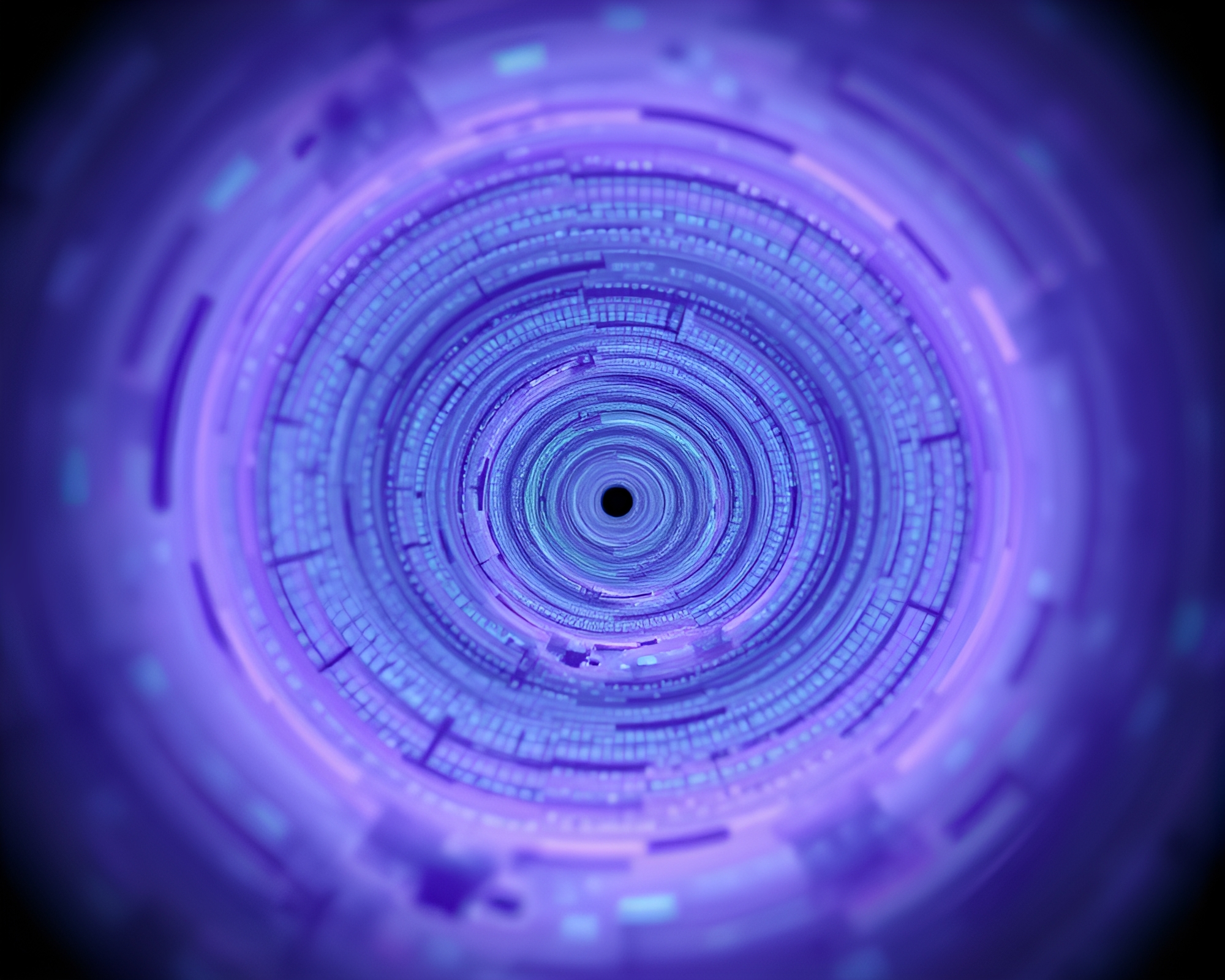 Amethyst Time Dilation Field Screen Print Worm’s Eye – free AI stock image