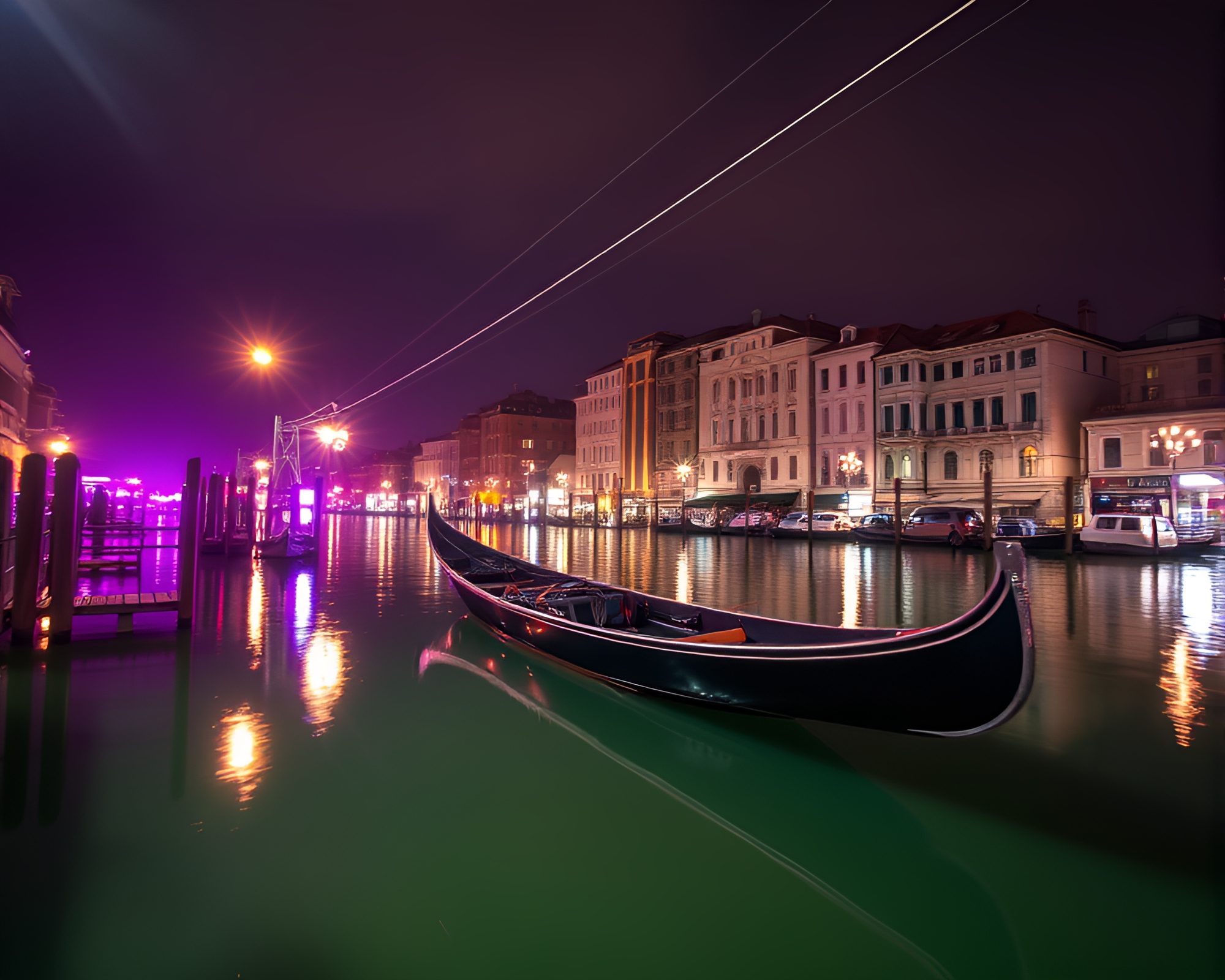 Gondola Lift Mirror Shard Reflection – free AI stock image