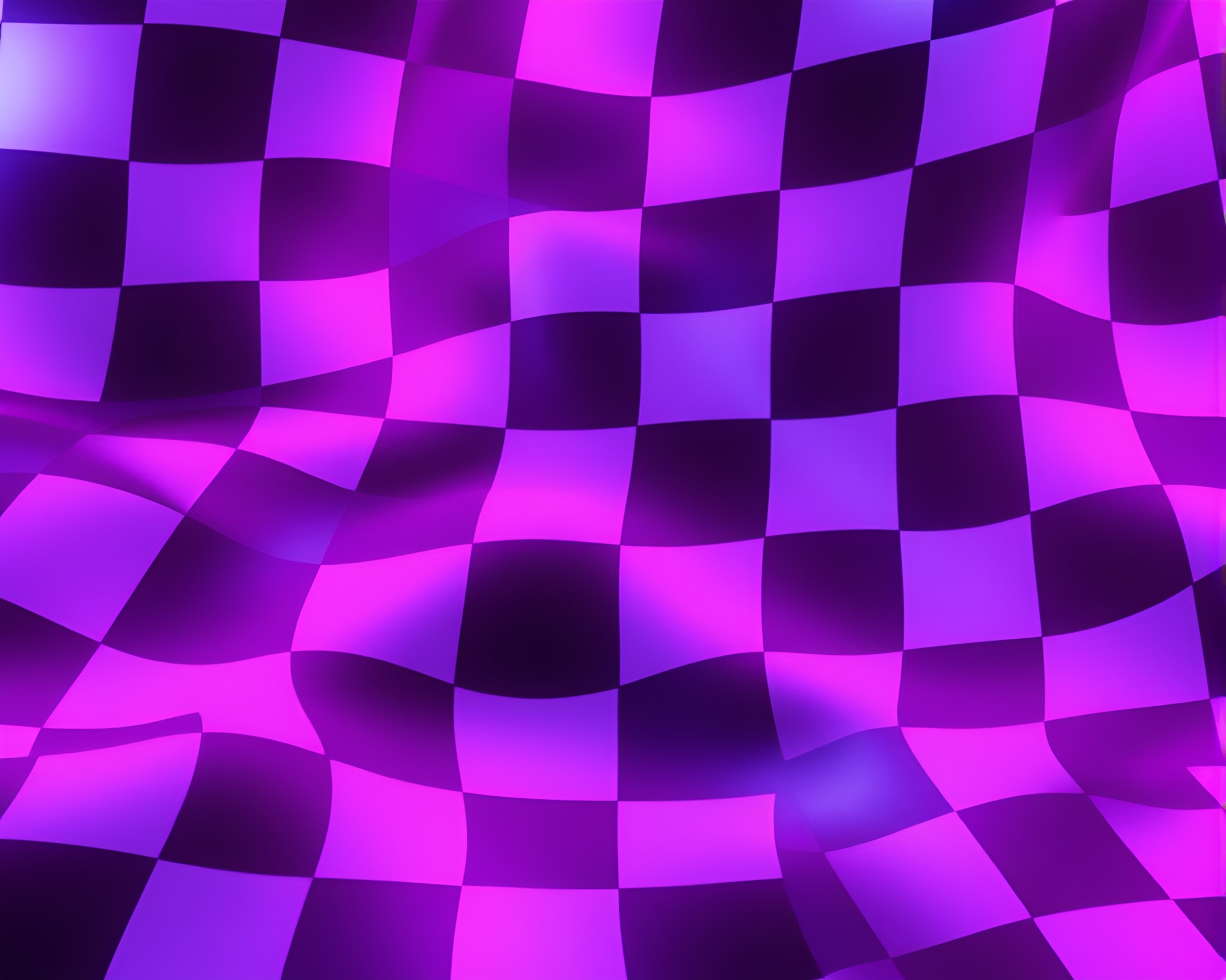 Neon Banshee in Retro Futurism Checkered Environment – free AI stock image
