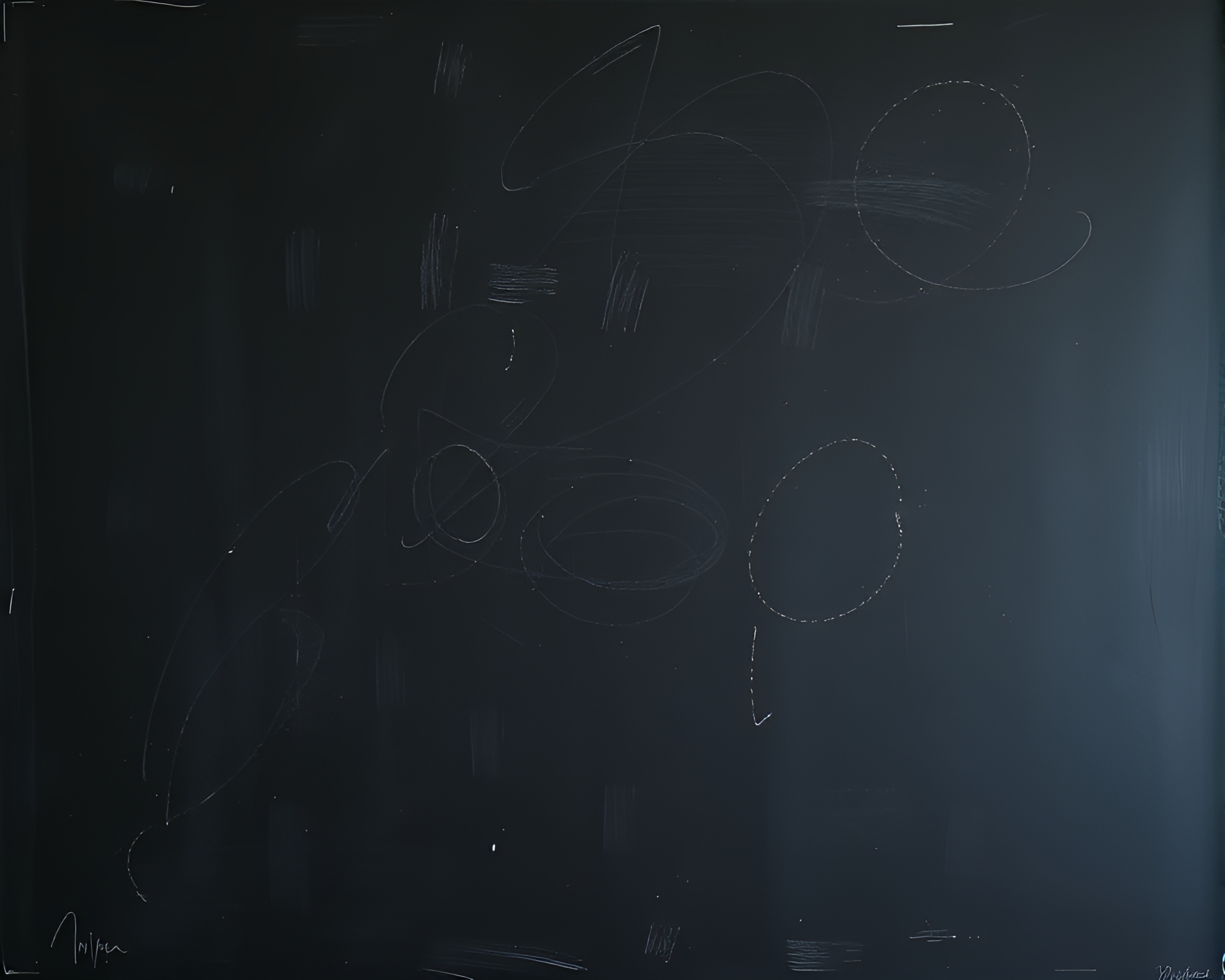 Vampire Queen Reigns in Chalkboard Smudged Castle – free AI stock image