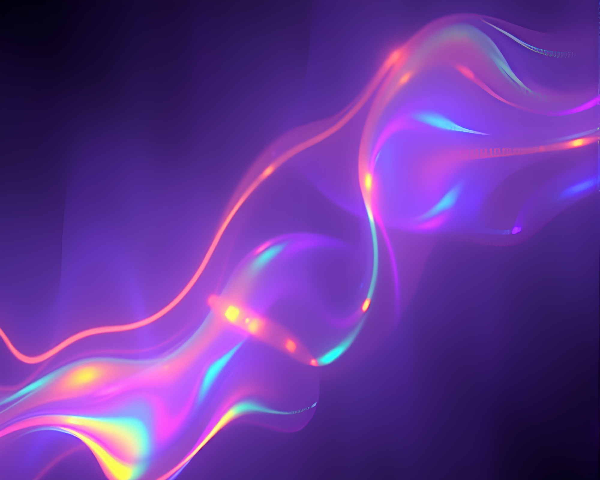 Iridescent Soap Film Reality with Retro Scanlines – free AI stock image