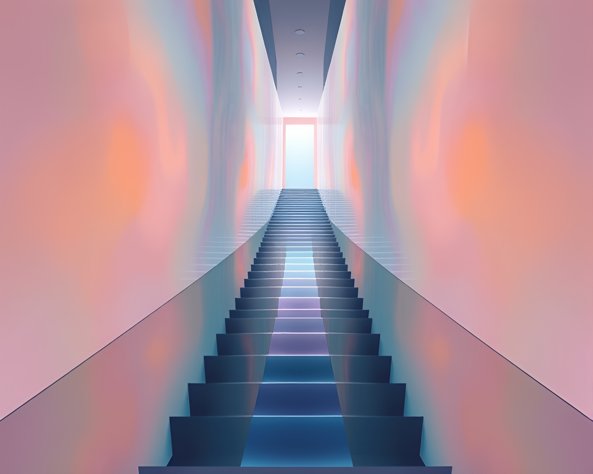 Escher-inspired Mirror Shard Reflection Artwork – free AI stock image