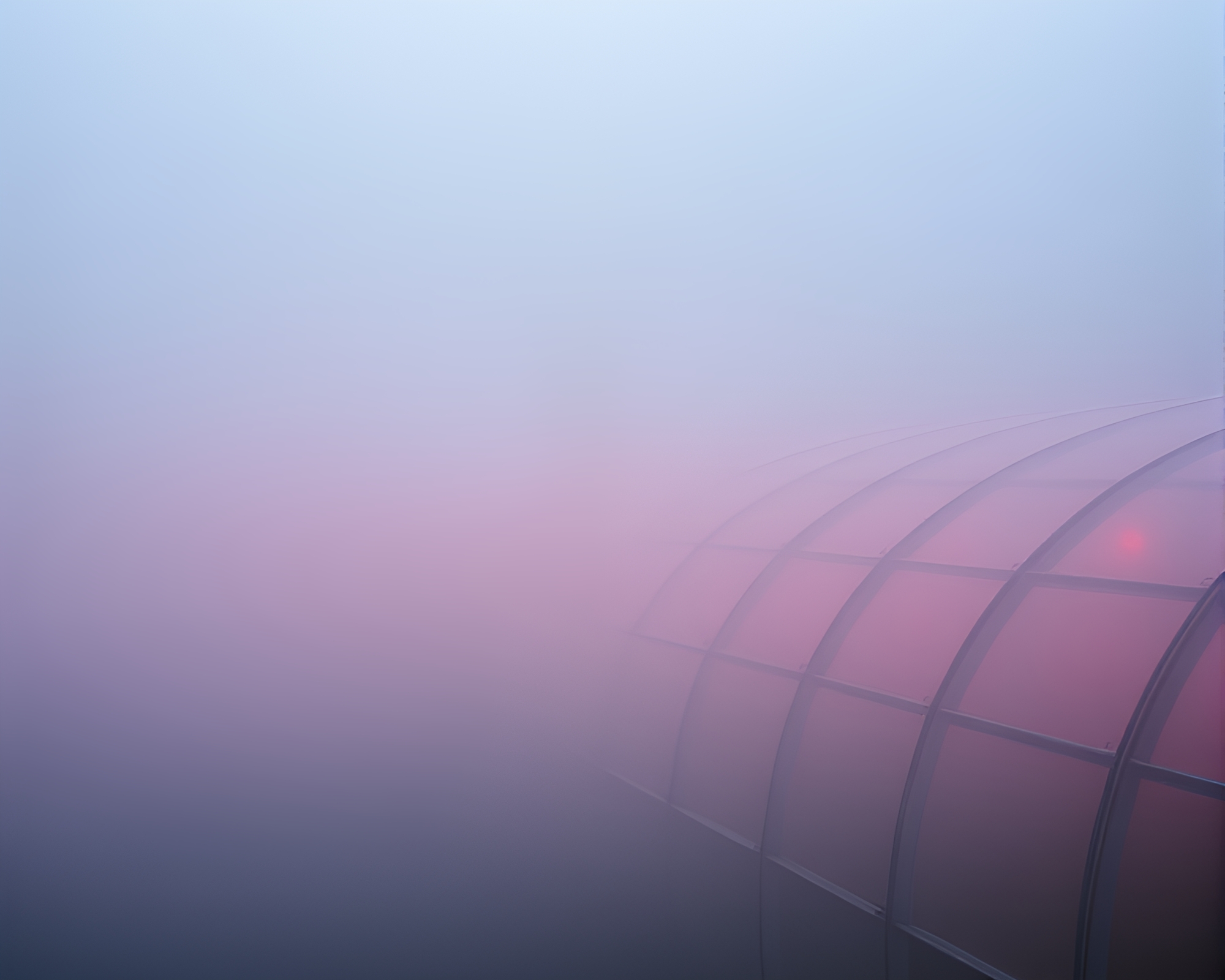 Foggy Glass Greenhouse with Material Design Aesthetic – free AI stock image