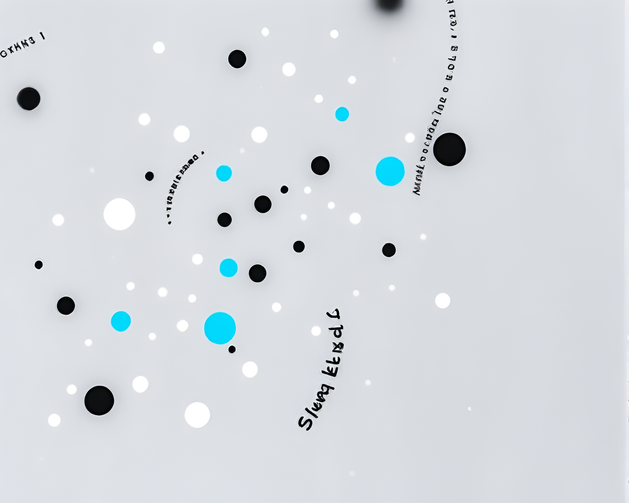 Turquoise Charcoal Sketch with Hatching Screenprint Dots – free AI stock image