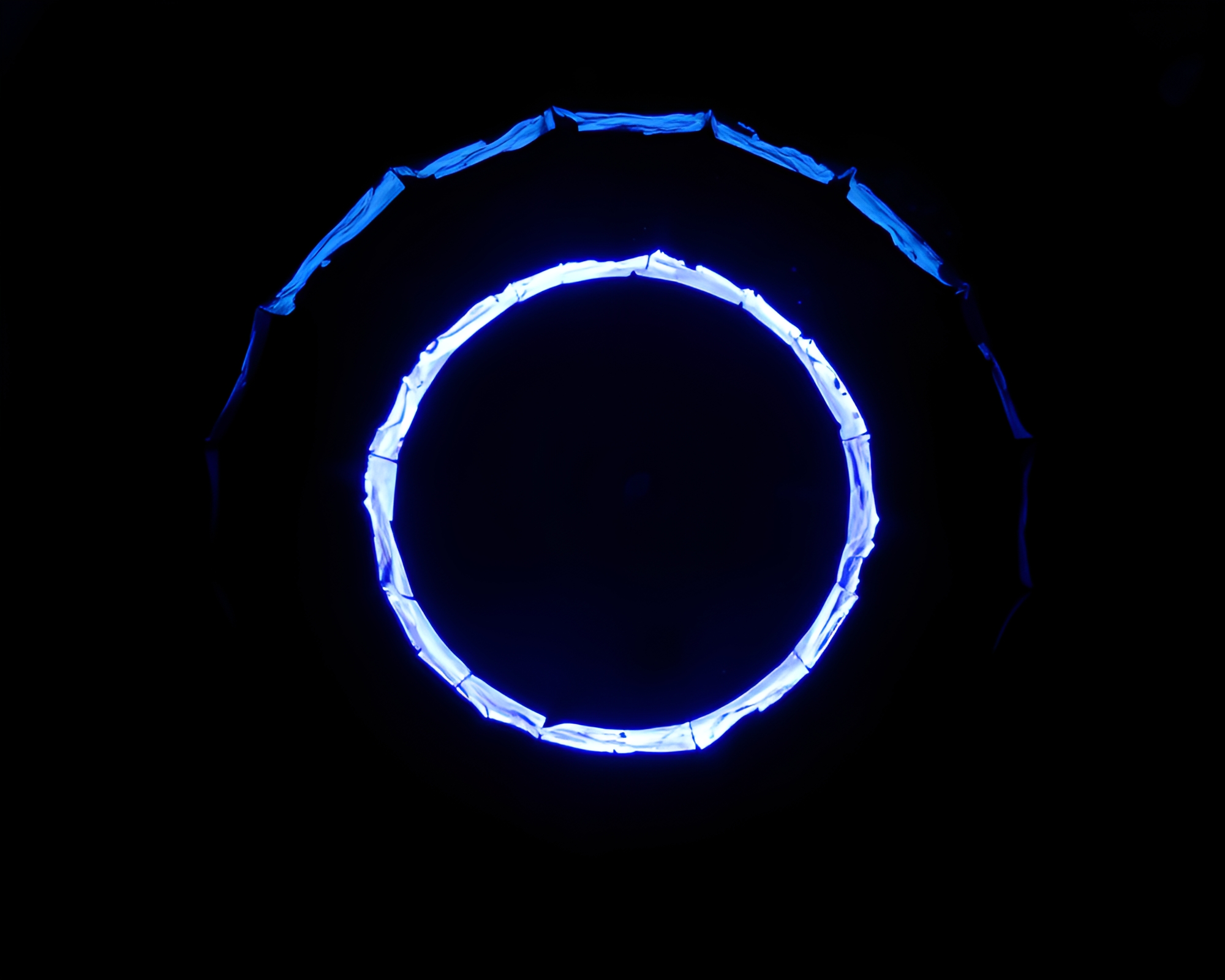 Stone Circle Framed by Natural Ultraviolet Glow – free AI stock image