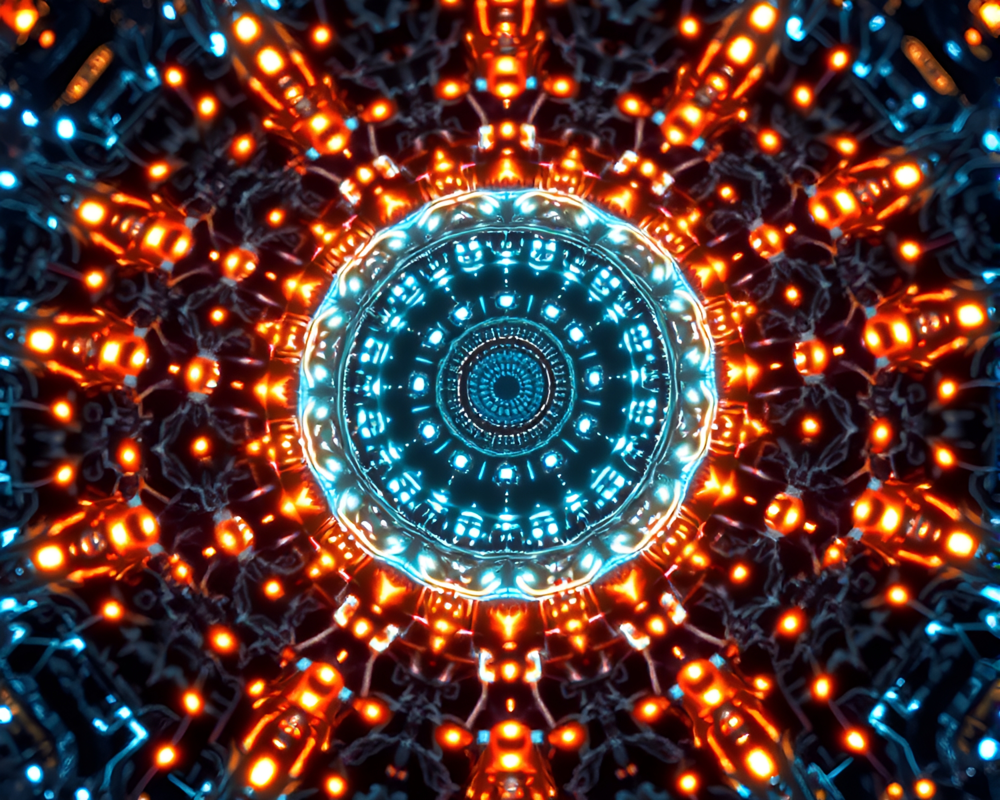 Intricate Zero-Point Energy Reactor Surreal 3D Visualization – free AI stock image
