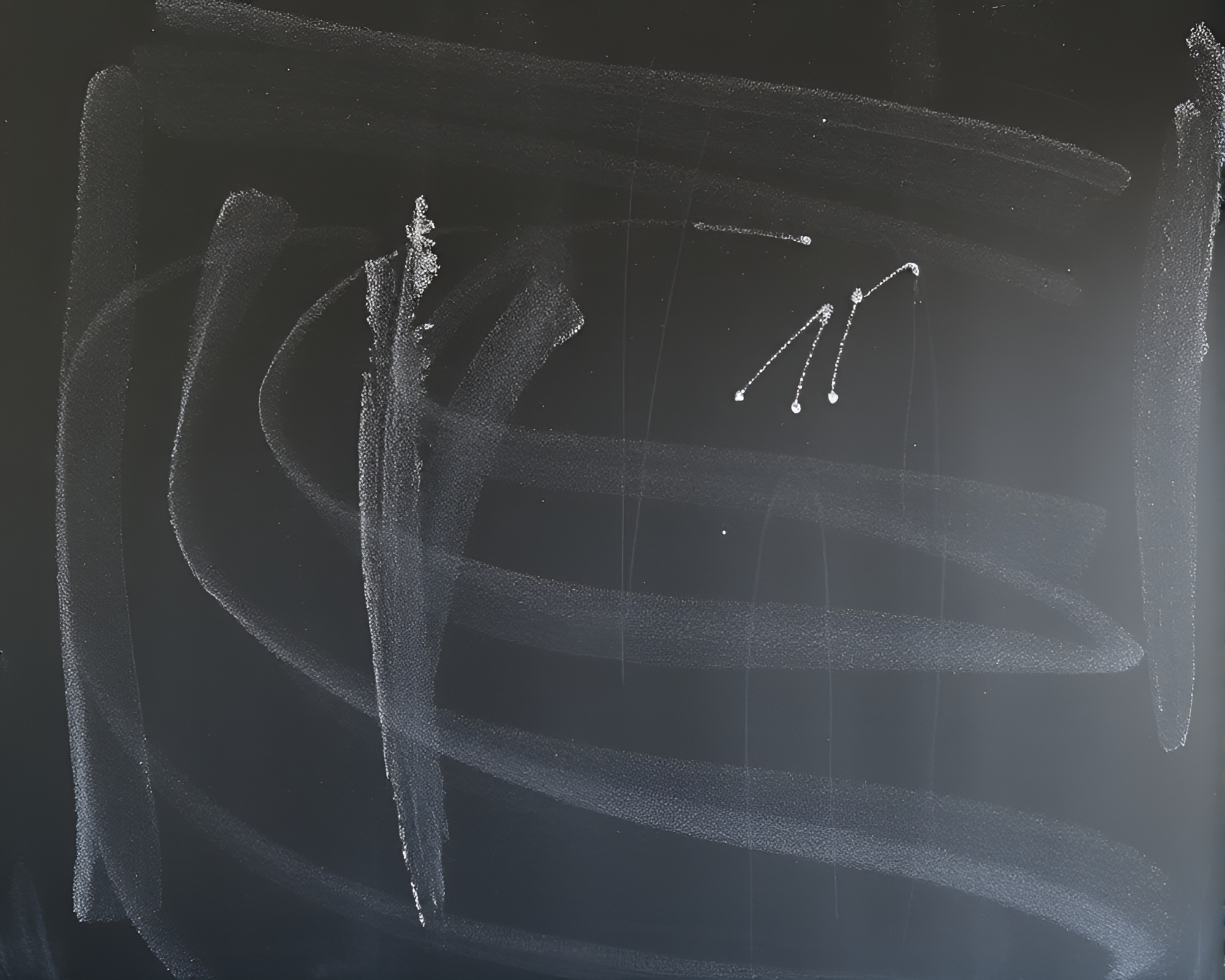 Monorail Chalkboard Art with HDR Contrasts – free AI stock image