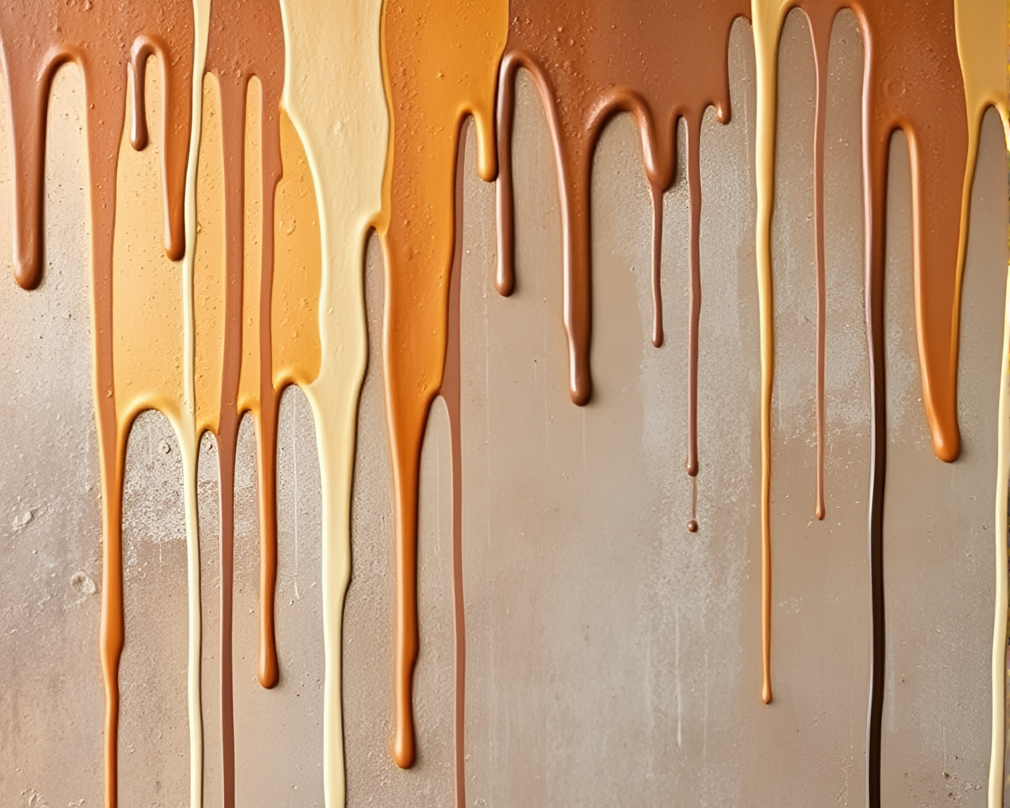 Graffiti Drip Oasis: Earth Tone Procedural Art – free AI stock image