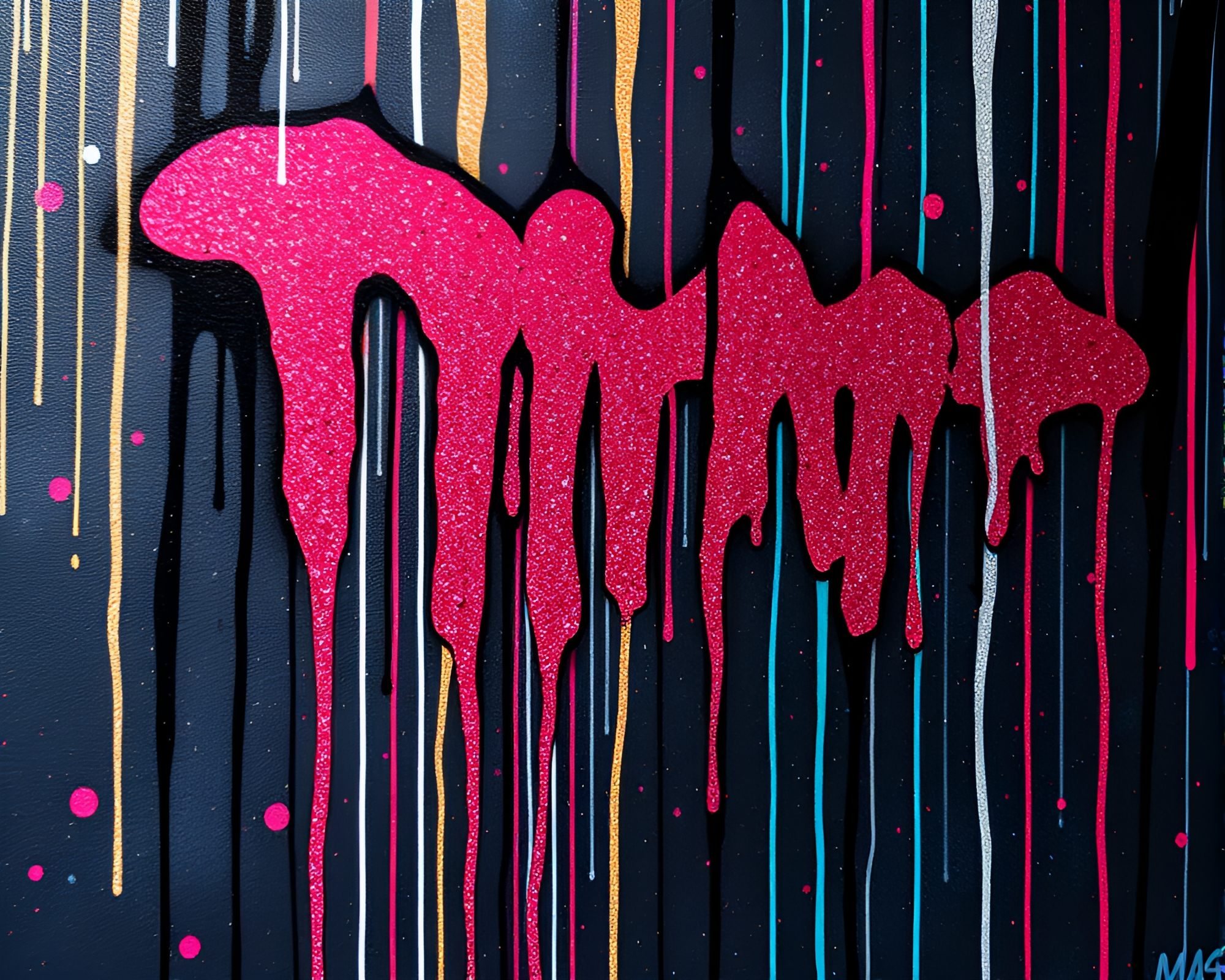 Binary Code Graffiti Art: Stardust Op Art Masterpiece – free AI stock image