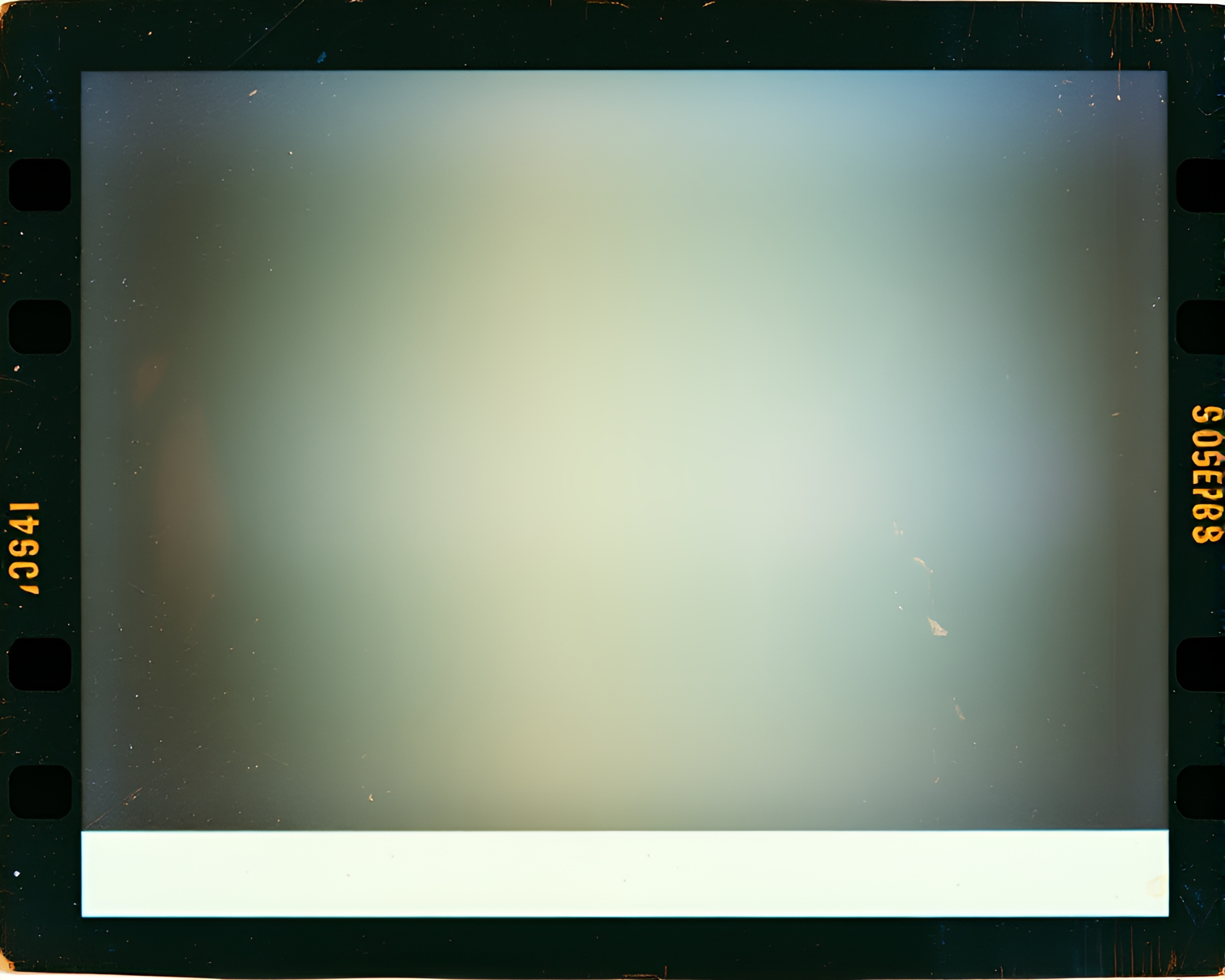 Futuristic Android Deep in Scratched Metal Forest Polaroid – free AI stock image