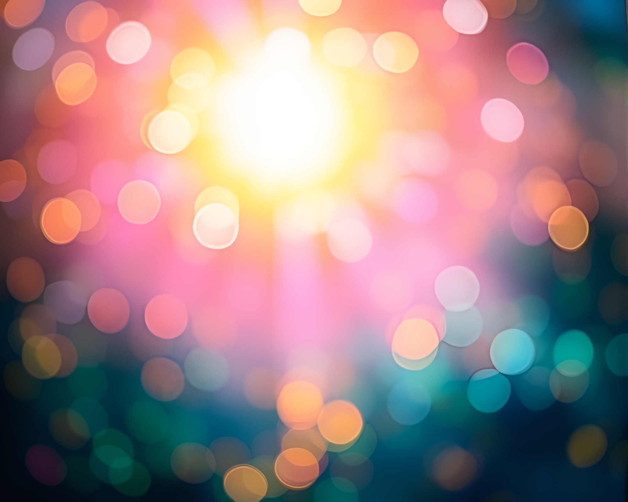 Cosmic Hydra Amongst Stencil Bokeh Foreground – free AI stock image