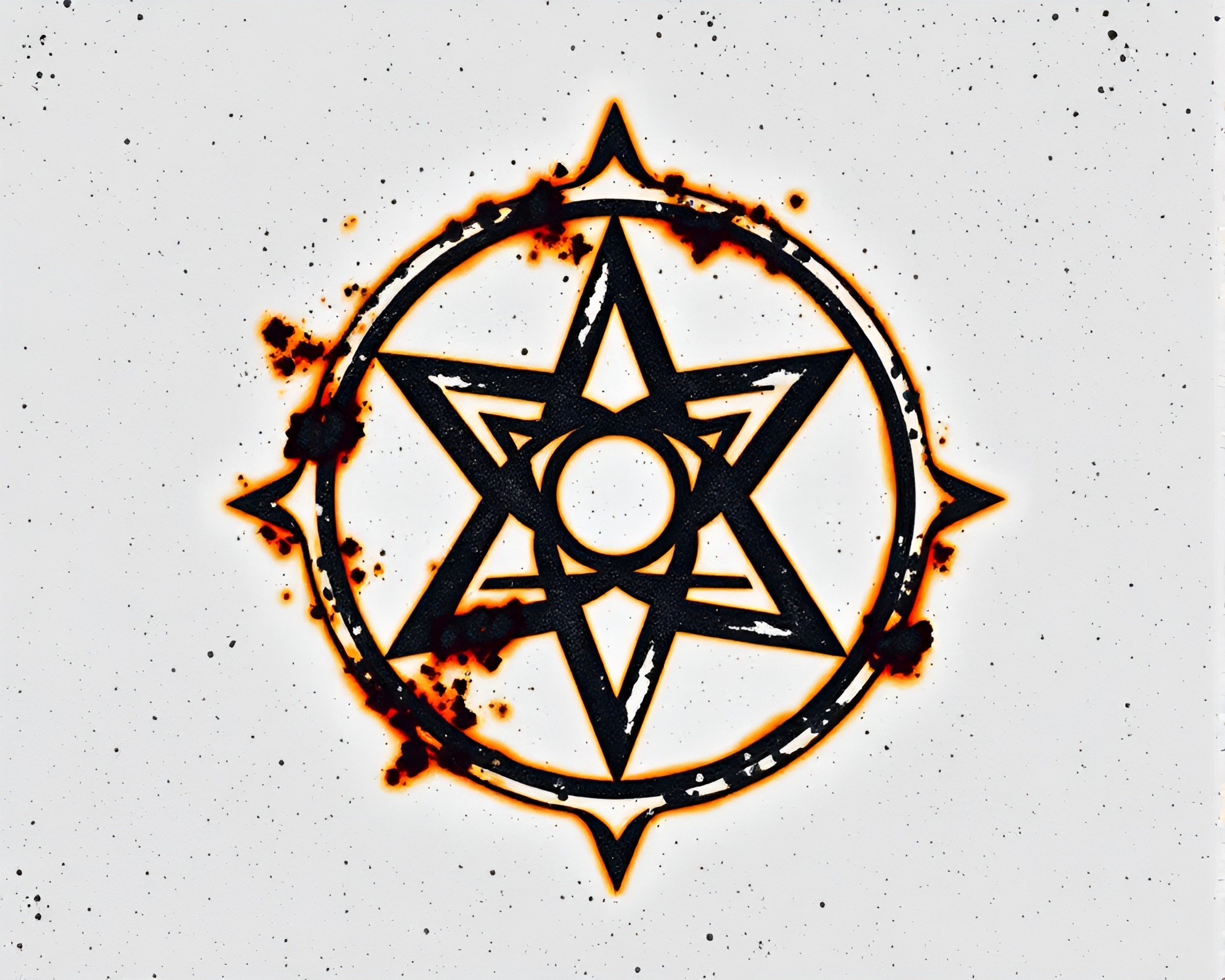 Rustic Sigil in Enigmatic Afternoon Light – free AI stock image