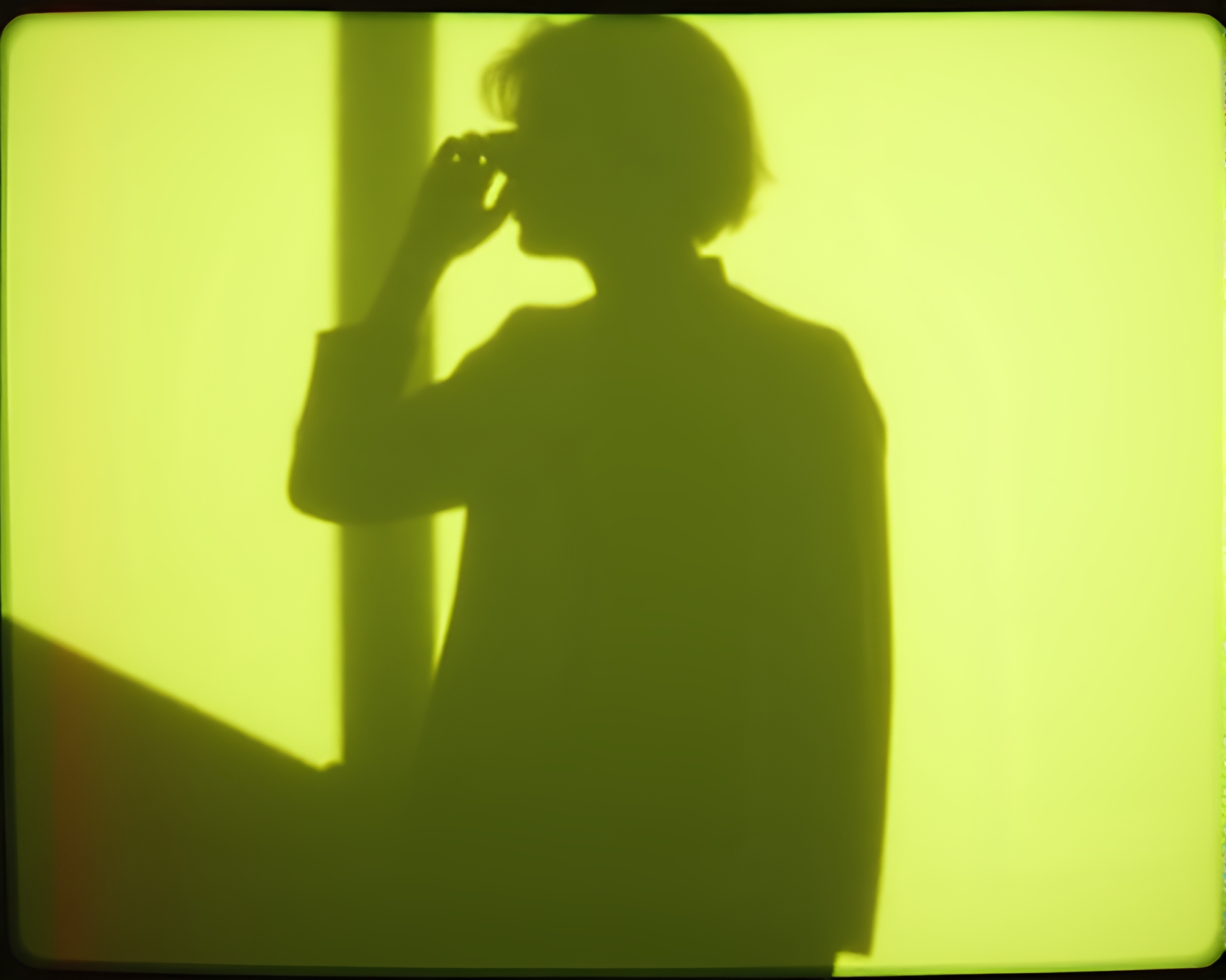 Shadow Silhouette: Double Exposure Optical Illusion – free AI stock image