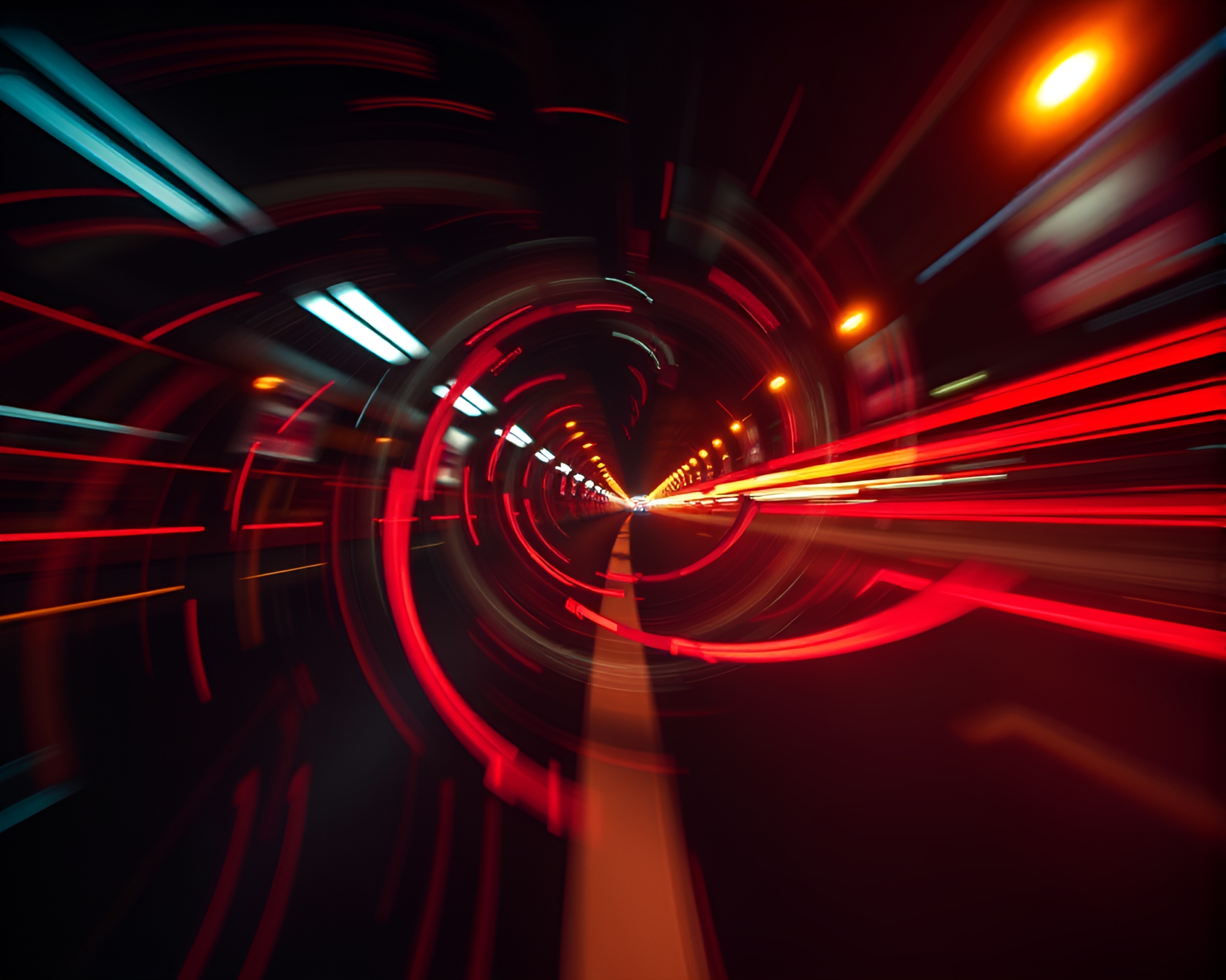 Swirling Lens Hoverboard in Chiaroscuro Drama – free AI stock image