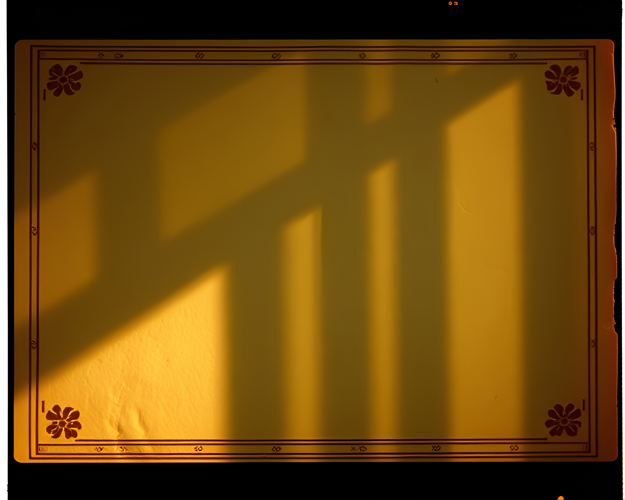Enigmatic Moment with Ancient Scroll and Hard Shadows – free AI stock image