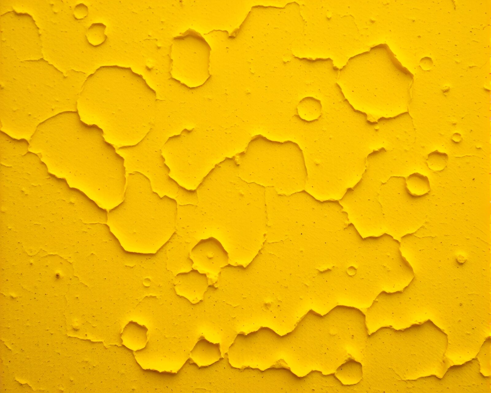 Ethereal lemon yellow Lovecraftian horror scene in pointillism technique