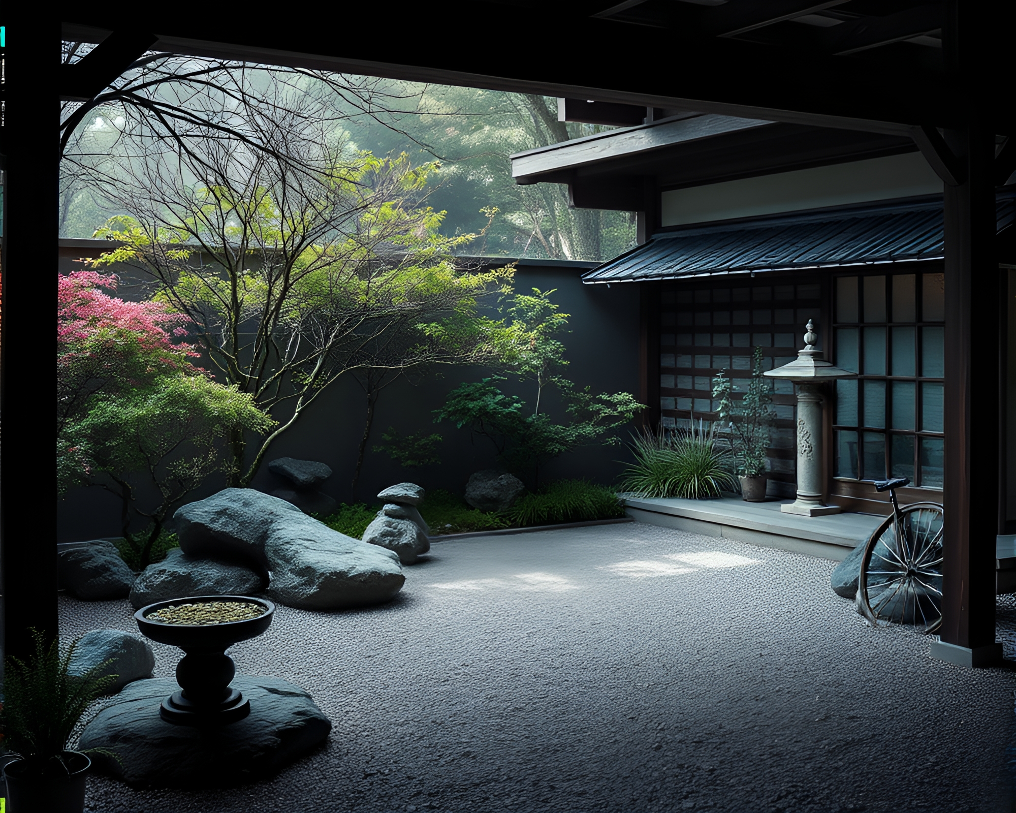 Zen Garden Serenity Studio Composition – free AI stock image