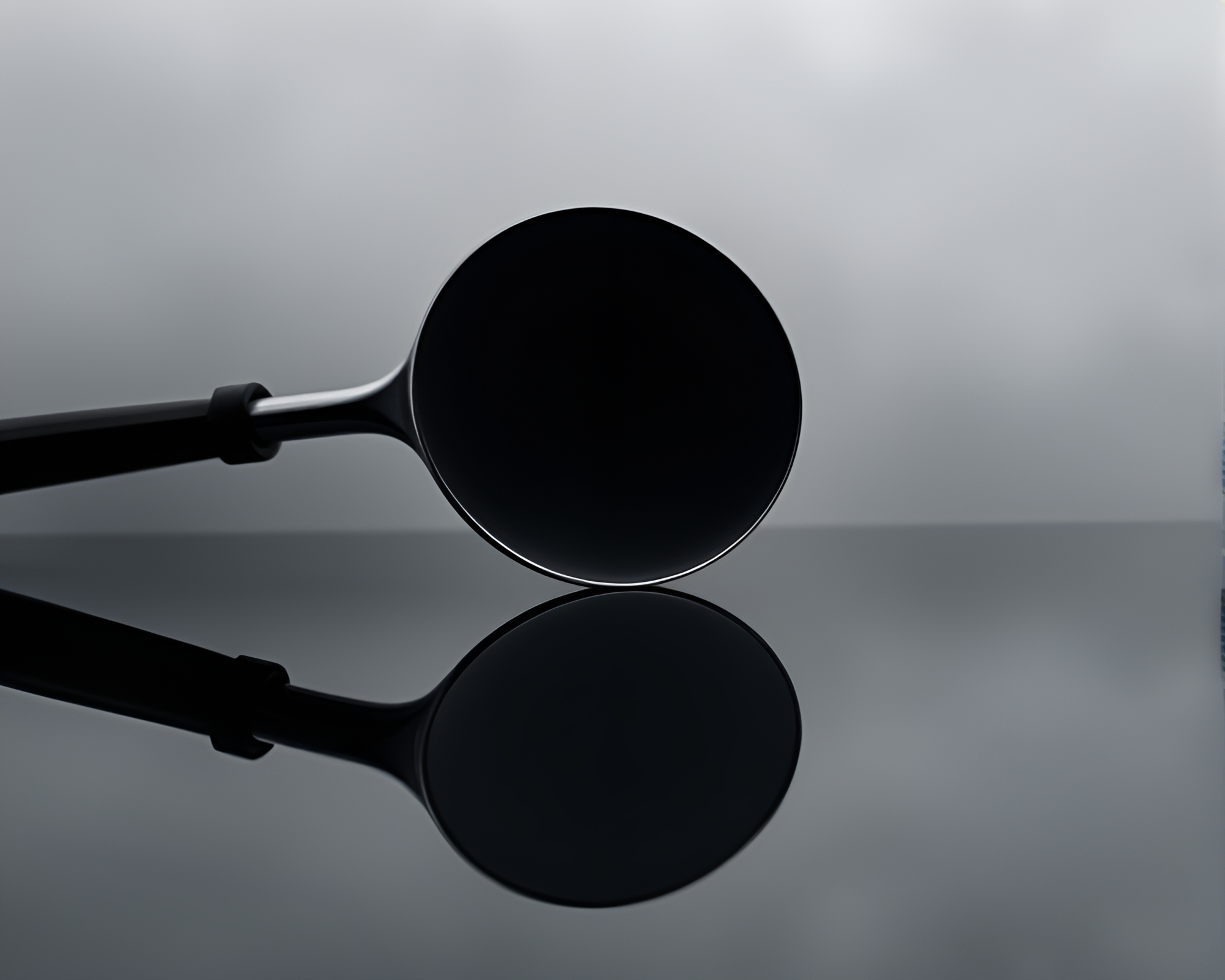 Tri-tone Mirage: Trumpet’s Reflection – free AI stock image