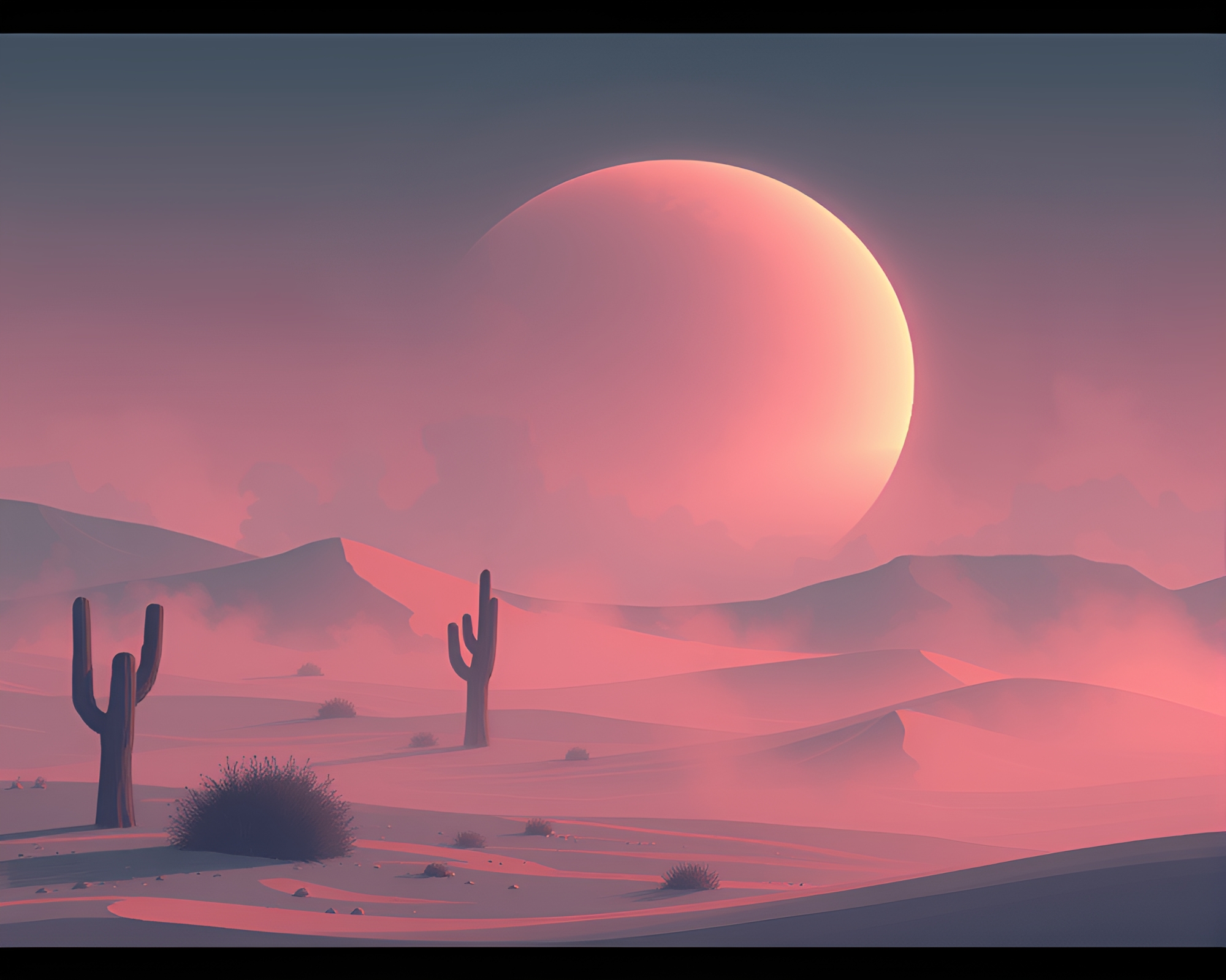 Desert Mirage Inspired Retro Pixel Art Smoke Rings – free AI stock image