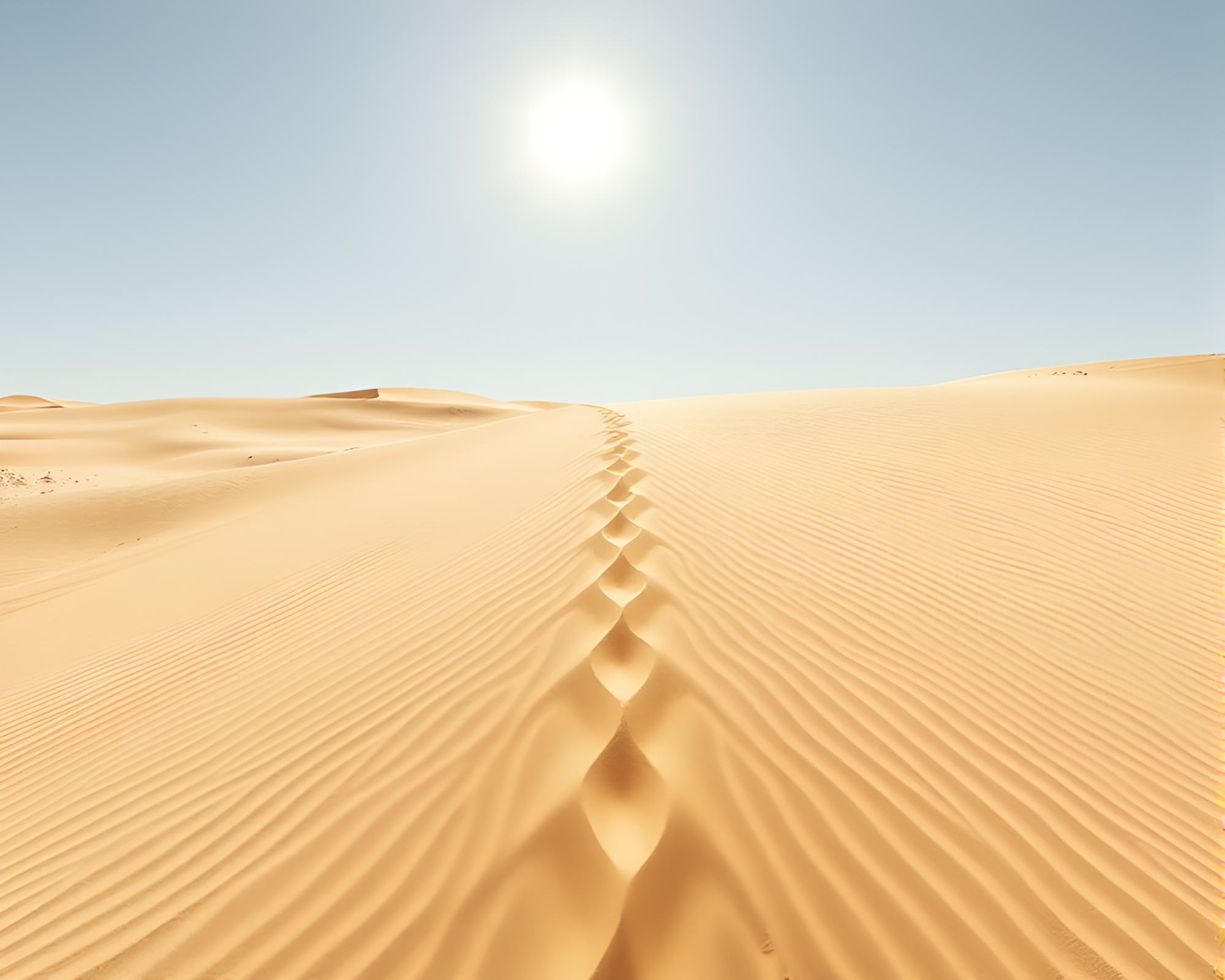 CGI Sand Dune Oasis with Radial Symmetry – free AI stock image